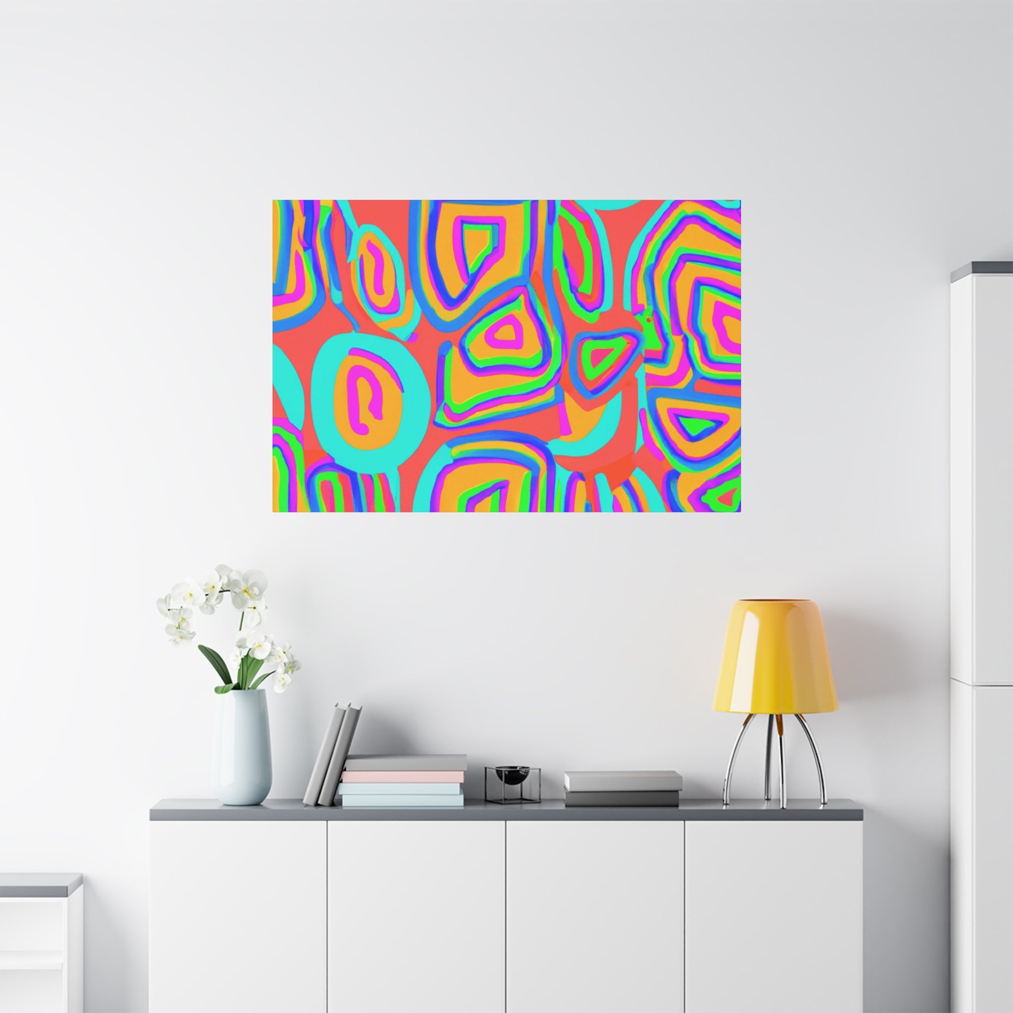 Groovy Kaleidoscope - Canvas