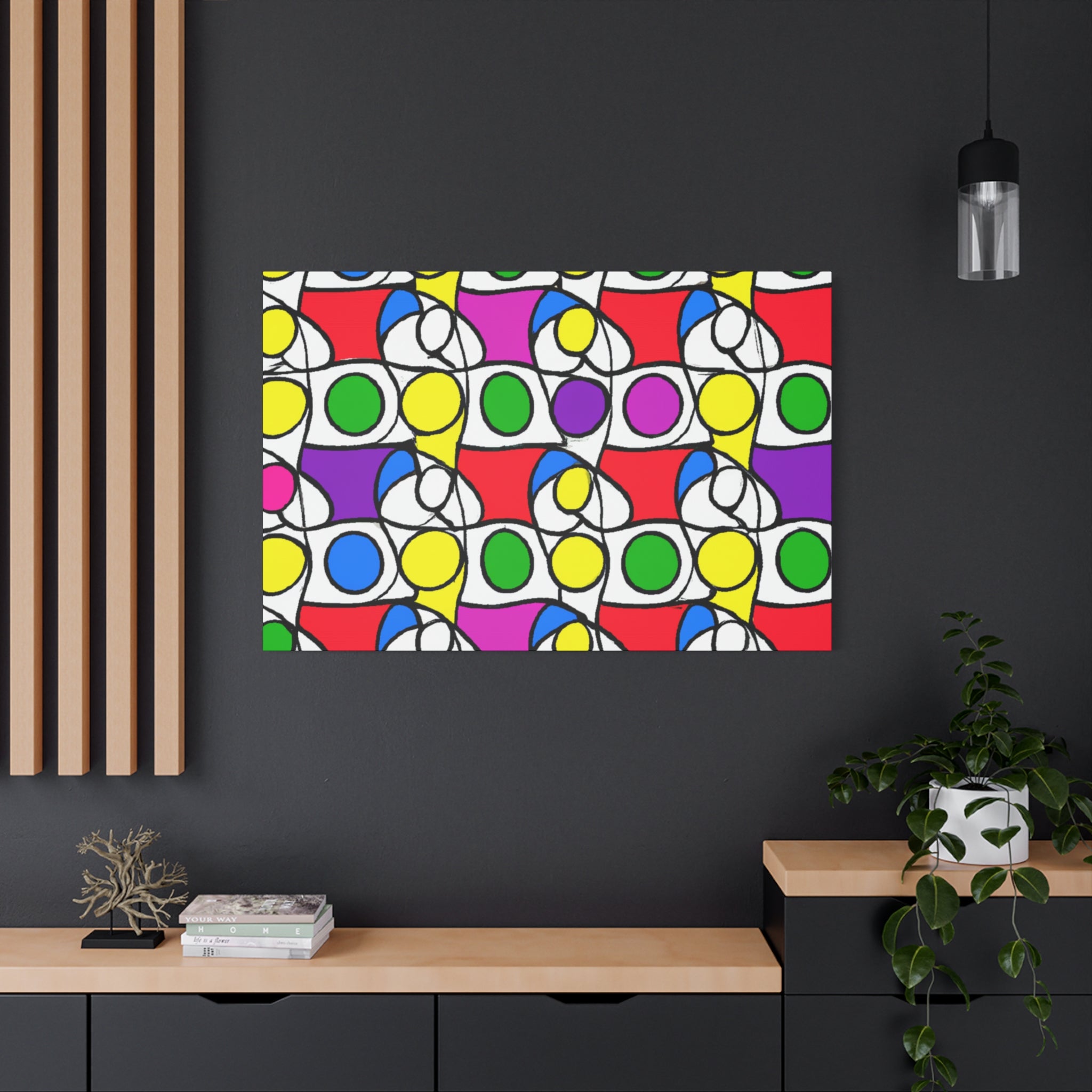Groovy Kaleidoscope - Canvas