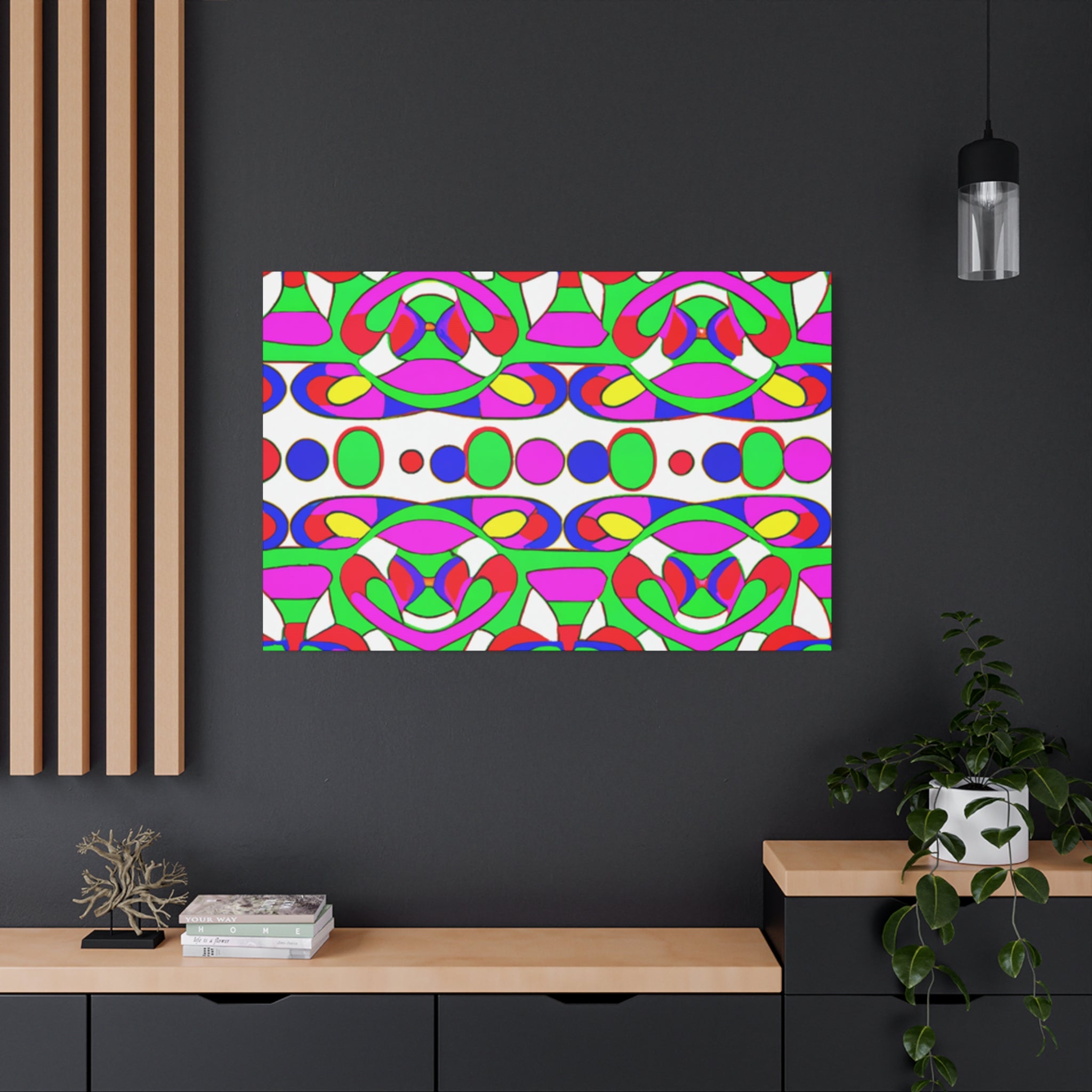 Groovy Kaleidoscope - Canvas