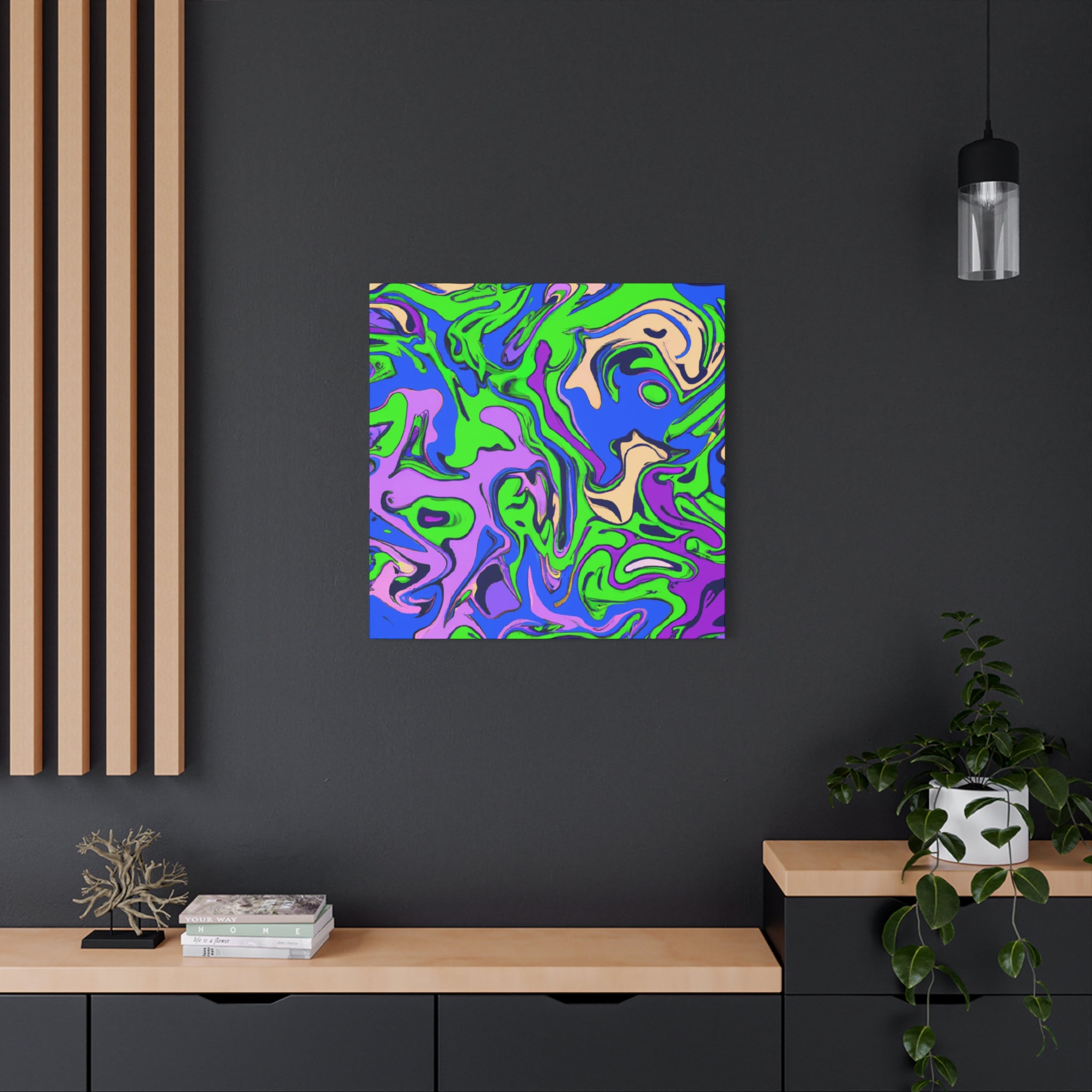 Groovy Kaleidoscope - Canvas