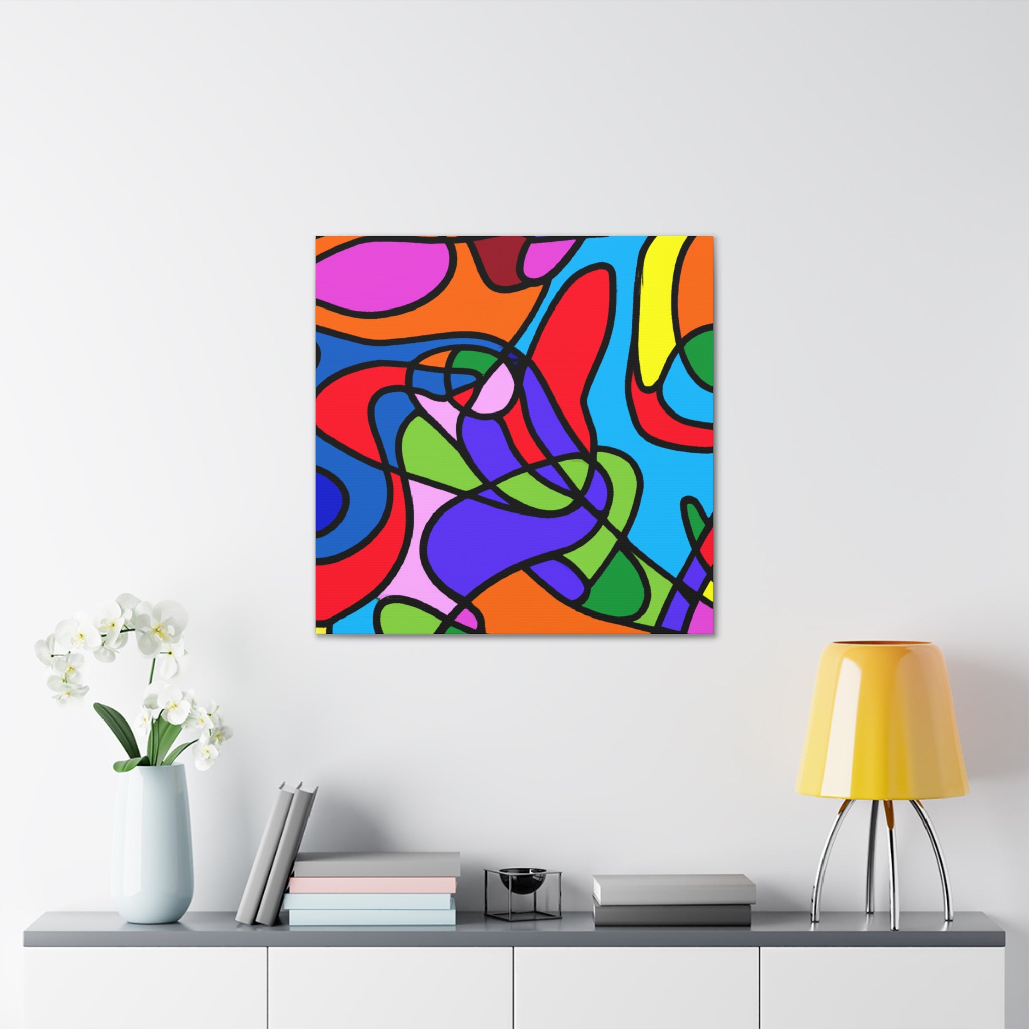 Groovy Kaleidoscope - Canvas