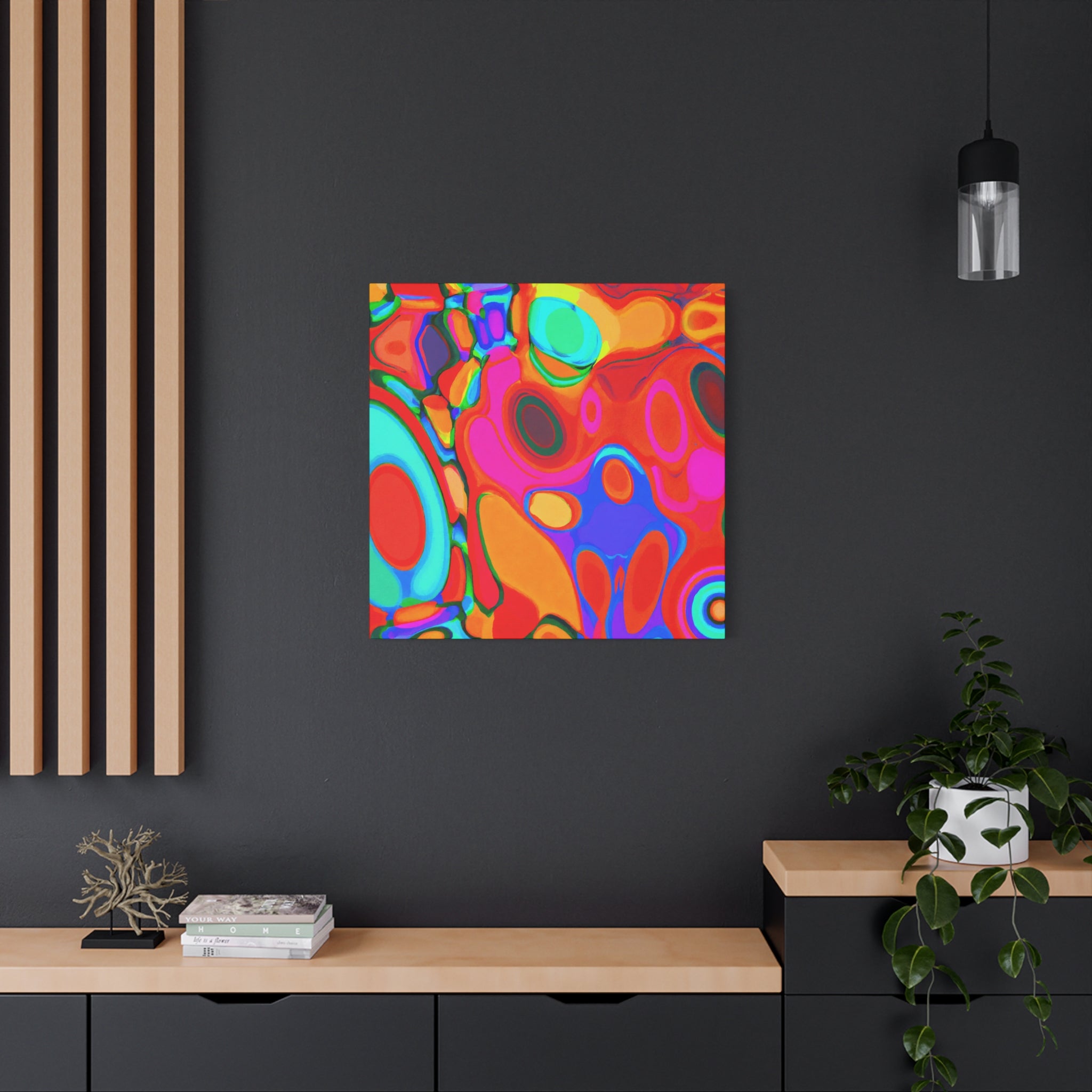 Groovy Kaleidoscope - Canvas