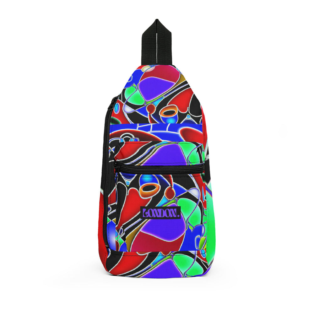 "Groovy Velvet Odyssey" - Sling Bag