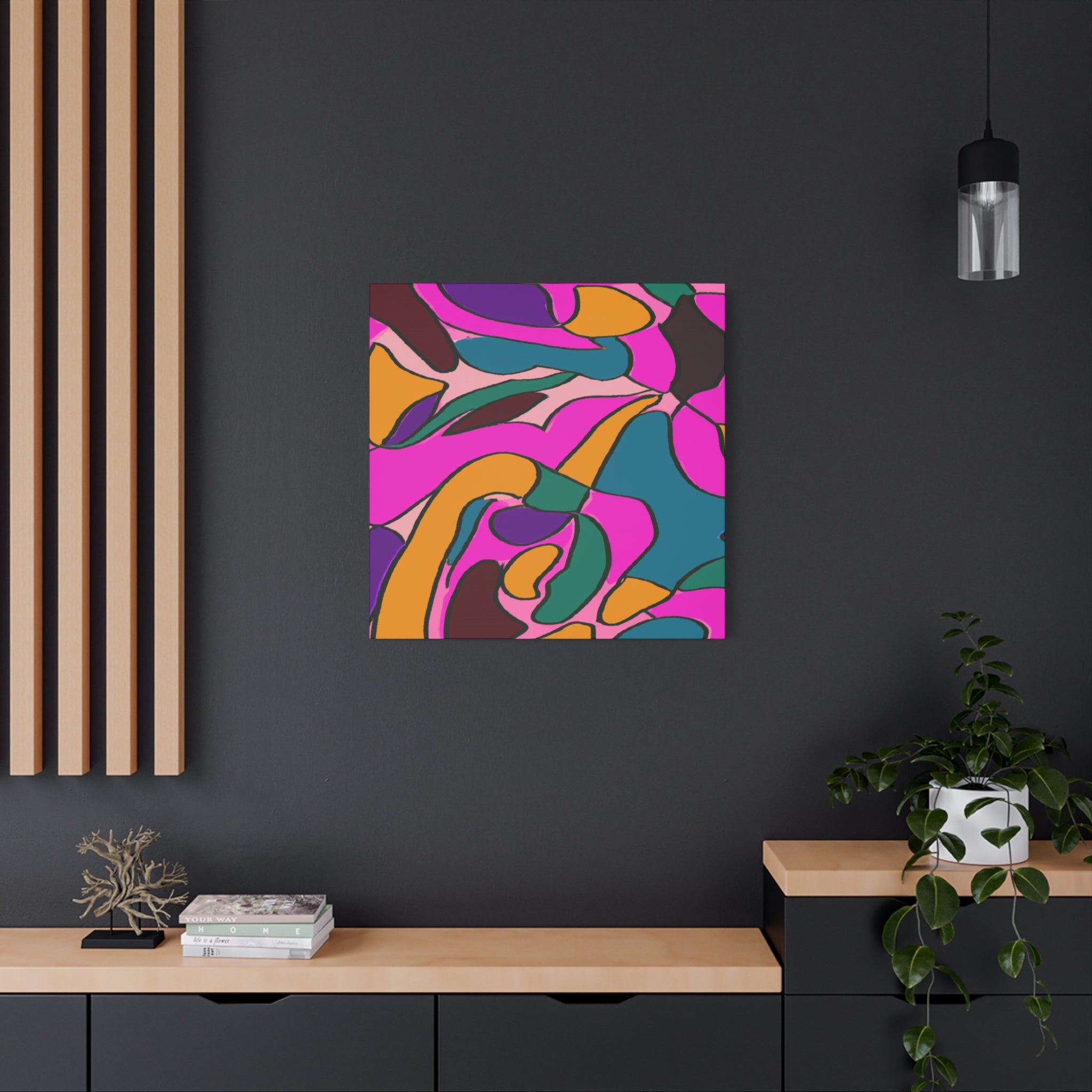 Groovy Kaleidoscope - Canvas