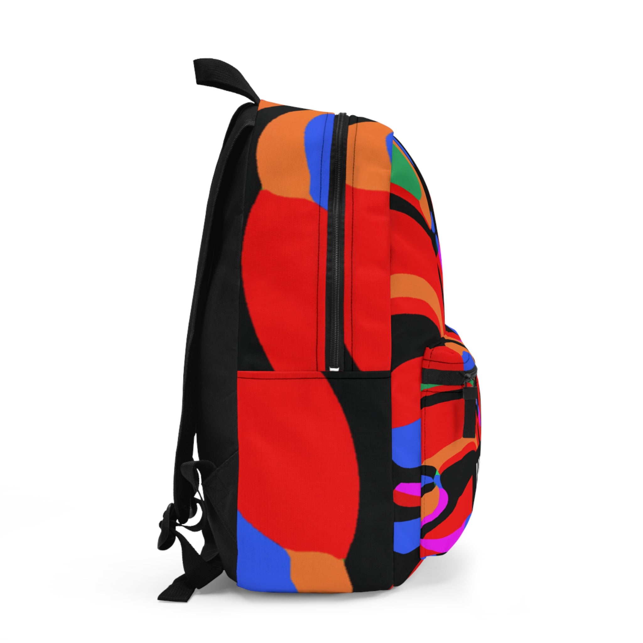 "Groovy Mirage: Psychedelic PopArt Emporium" - Backpack