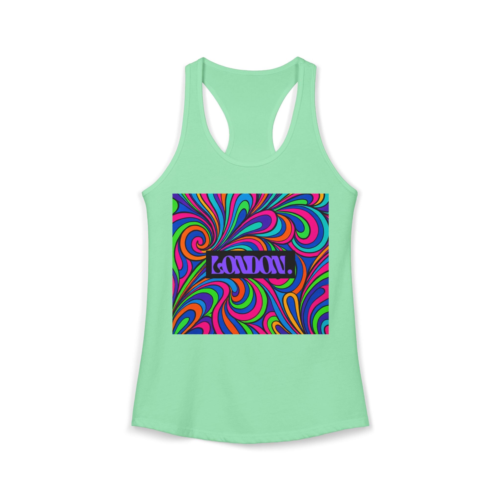 "Groovy Garnet Galaxy" - Racerback Tank Top