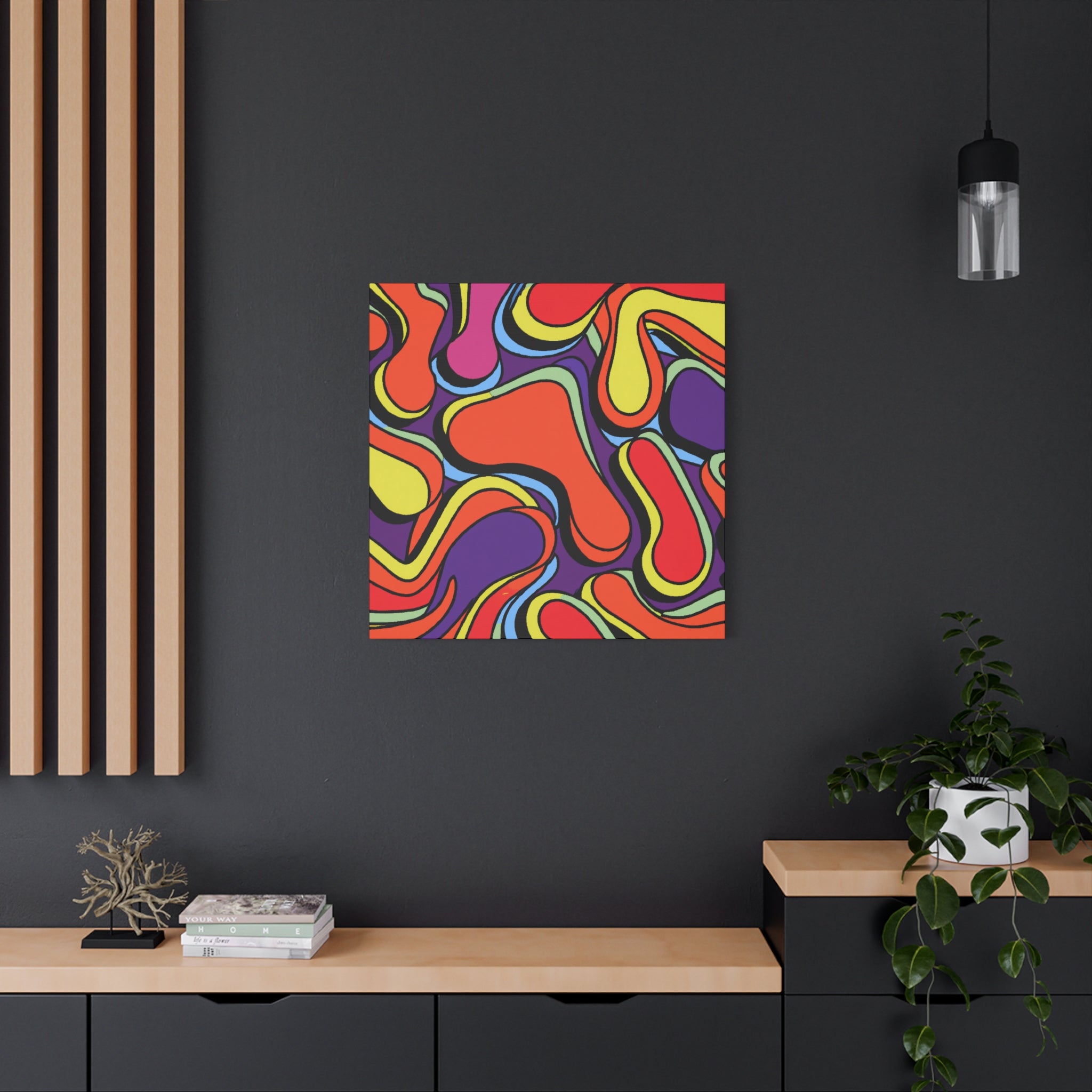 Groovy Kaleidoscope - Canvas