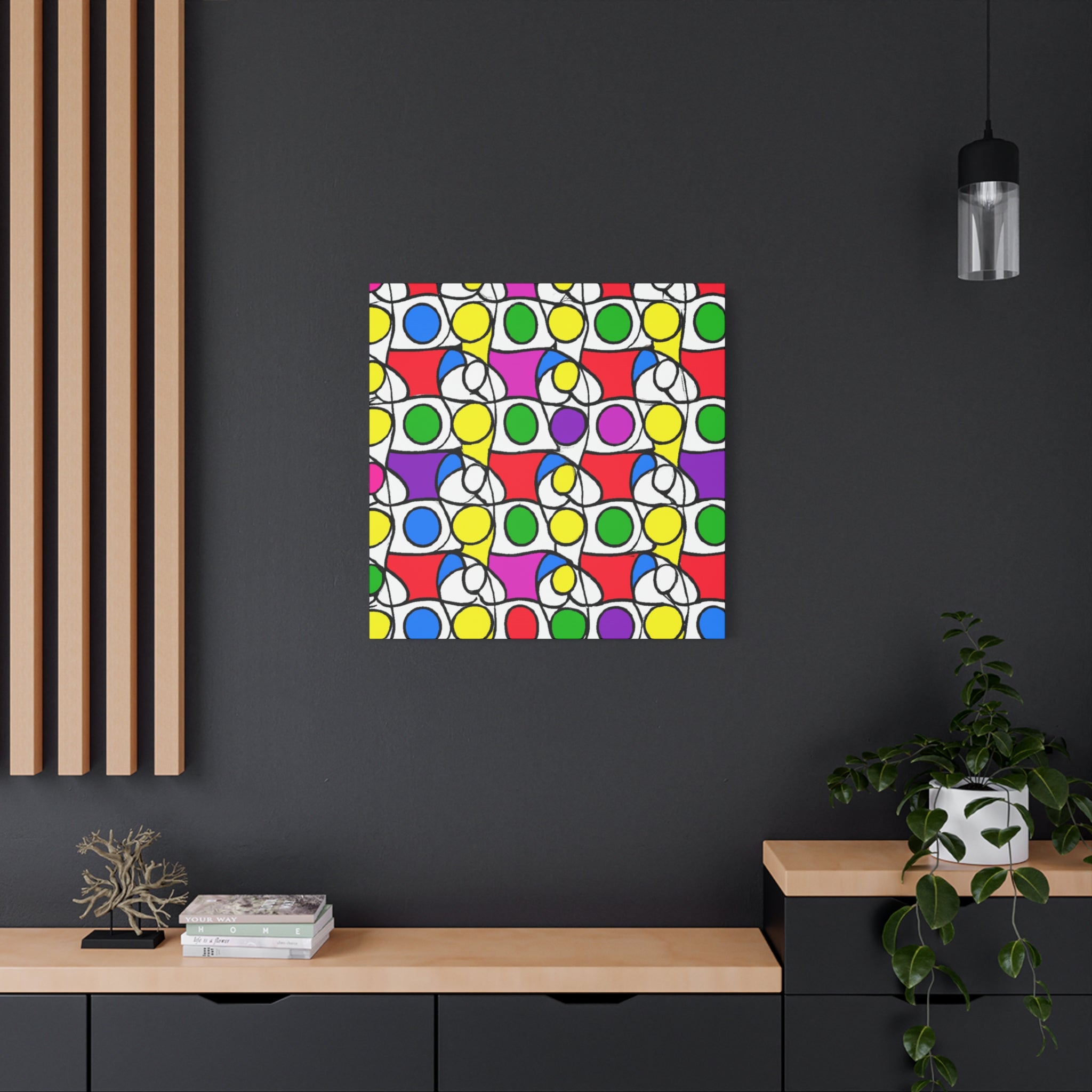 Groovy Kaleidoscope - Canvas