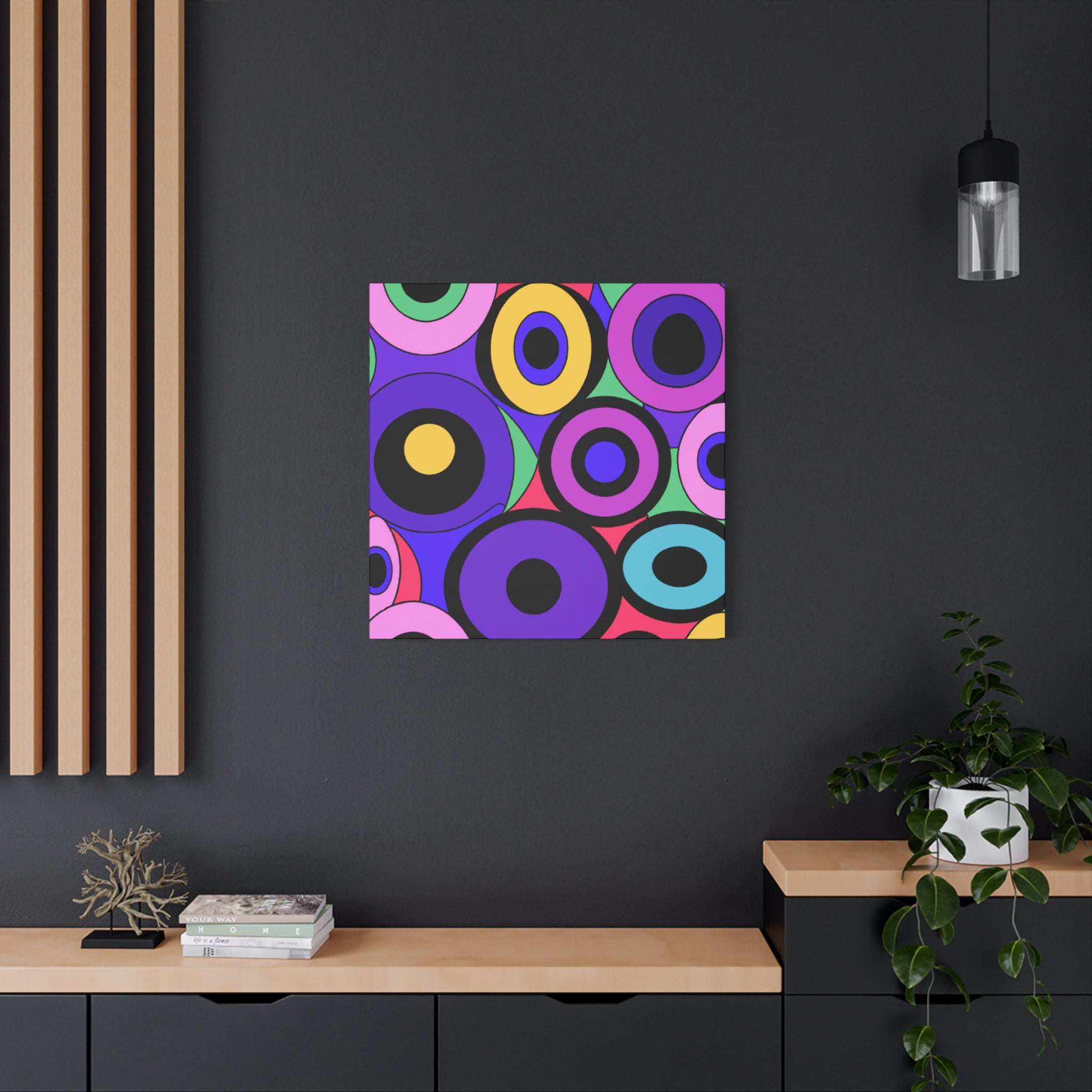 Groovy Kaleidoscope - Canvas