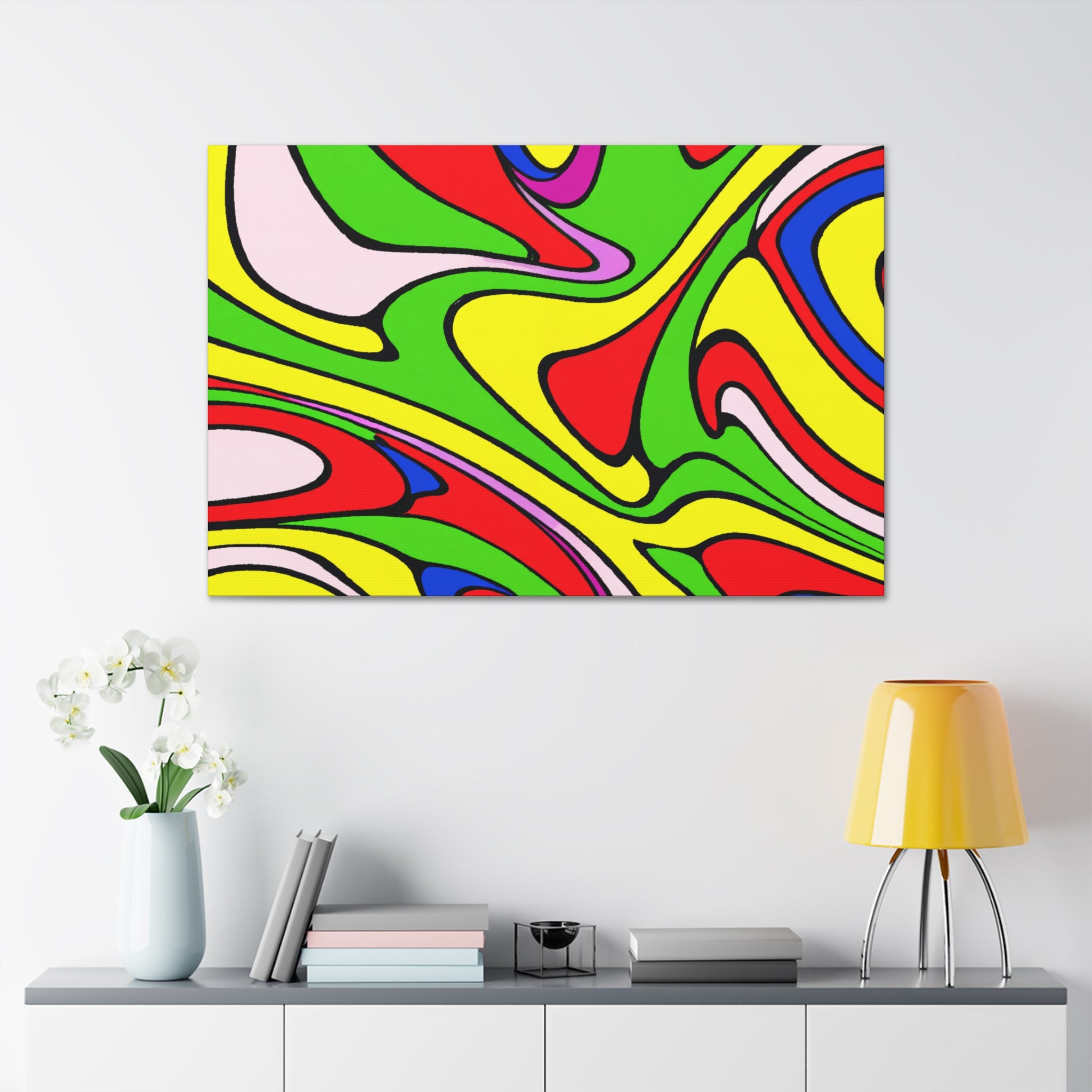 Groovy Kaleidoscope - Canvas