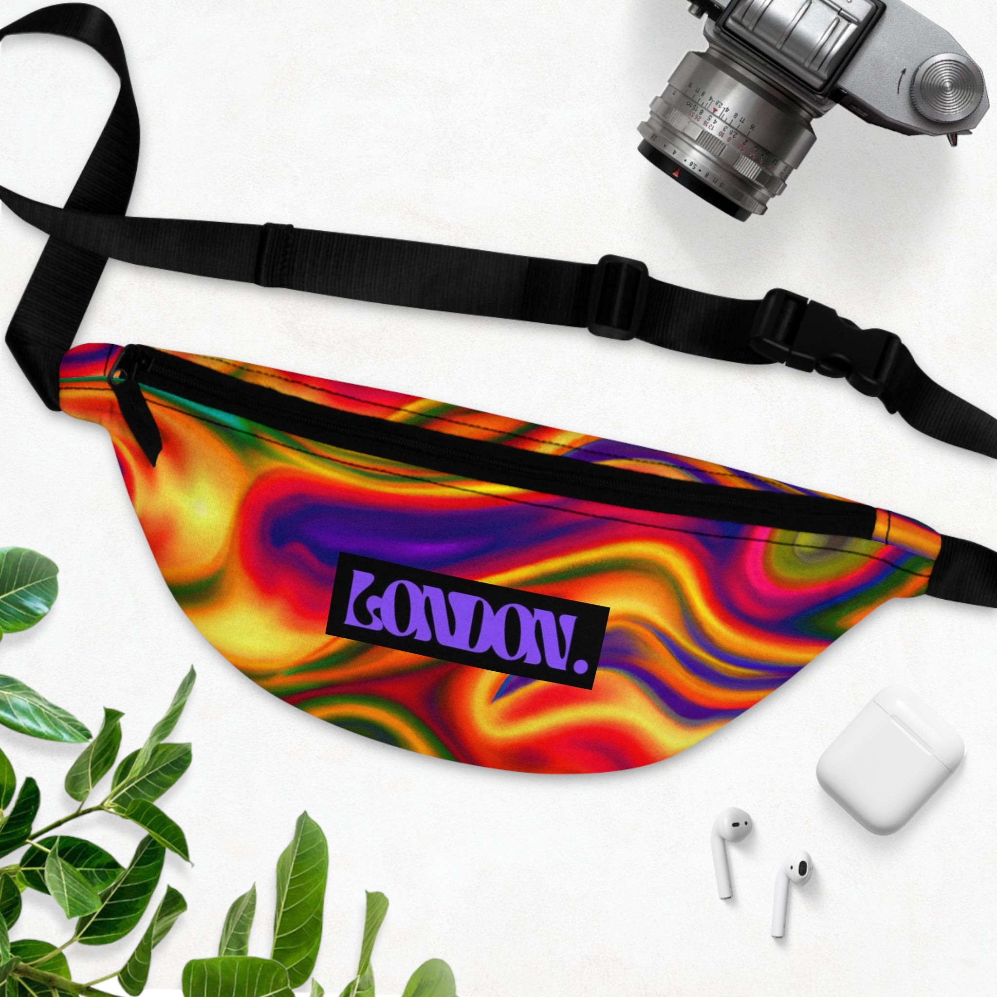 "Floral Haze Groove Boutique" - Fanny Pack