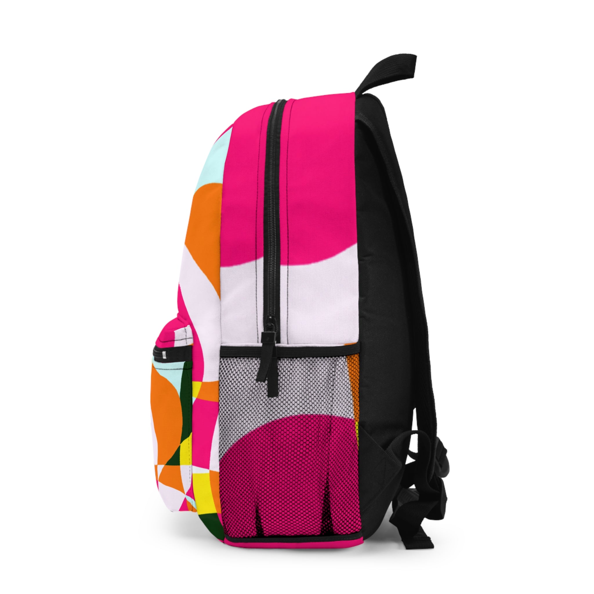 "Groovy Mirage: Vintage Pop Art Bazaar" - Backpack