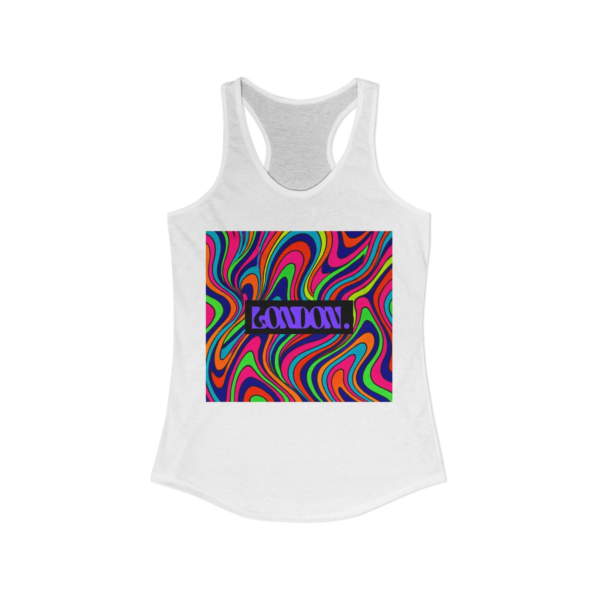 "Kaleidoscope Groove" - Racerback Tank Top