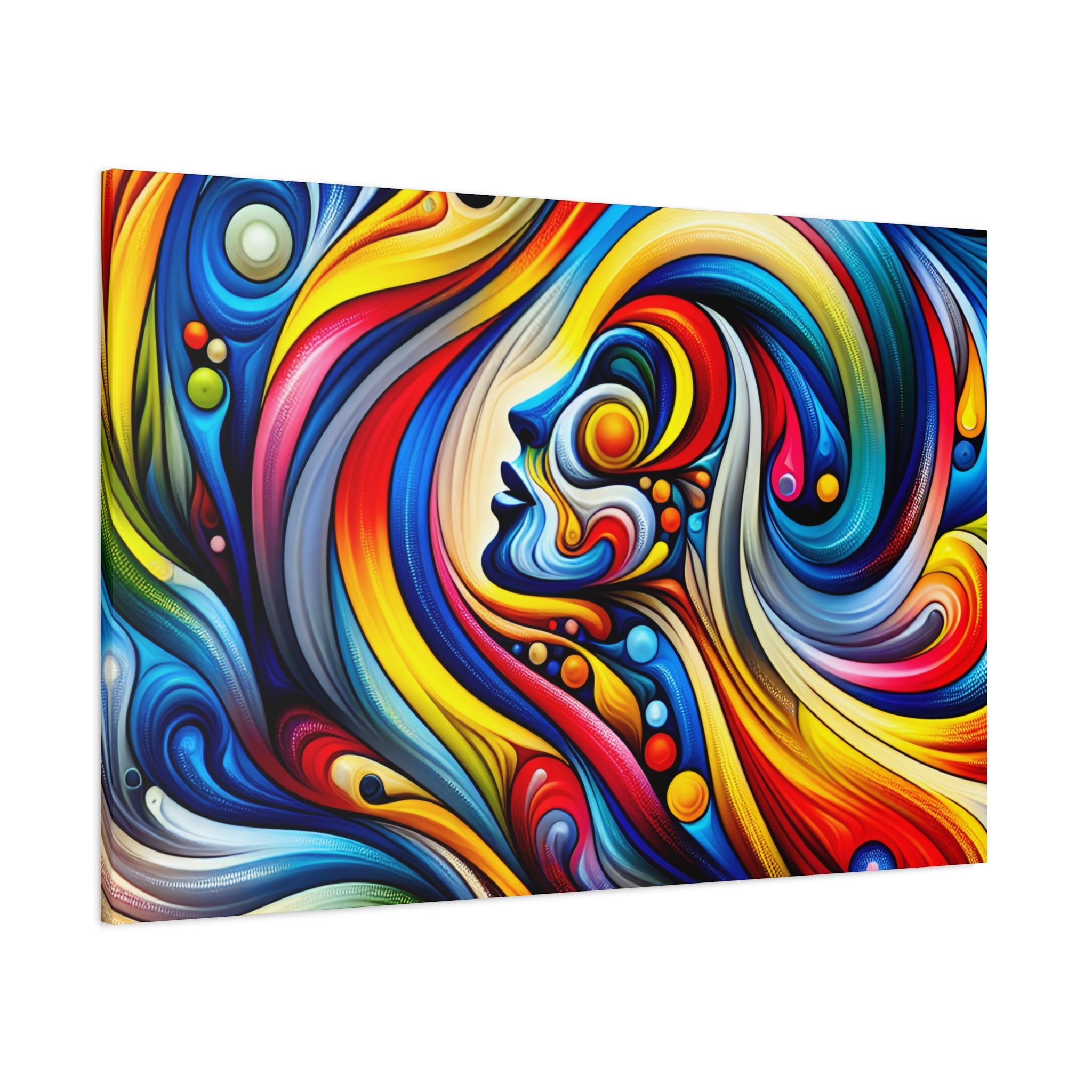 Vibrant Psychedelic Dreamscape Canvas Art - Canvas