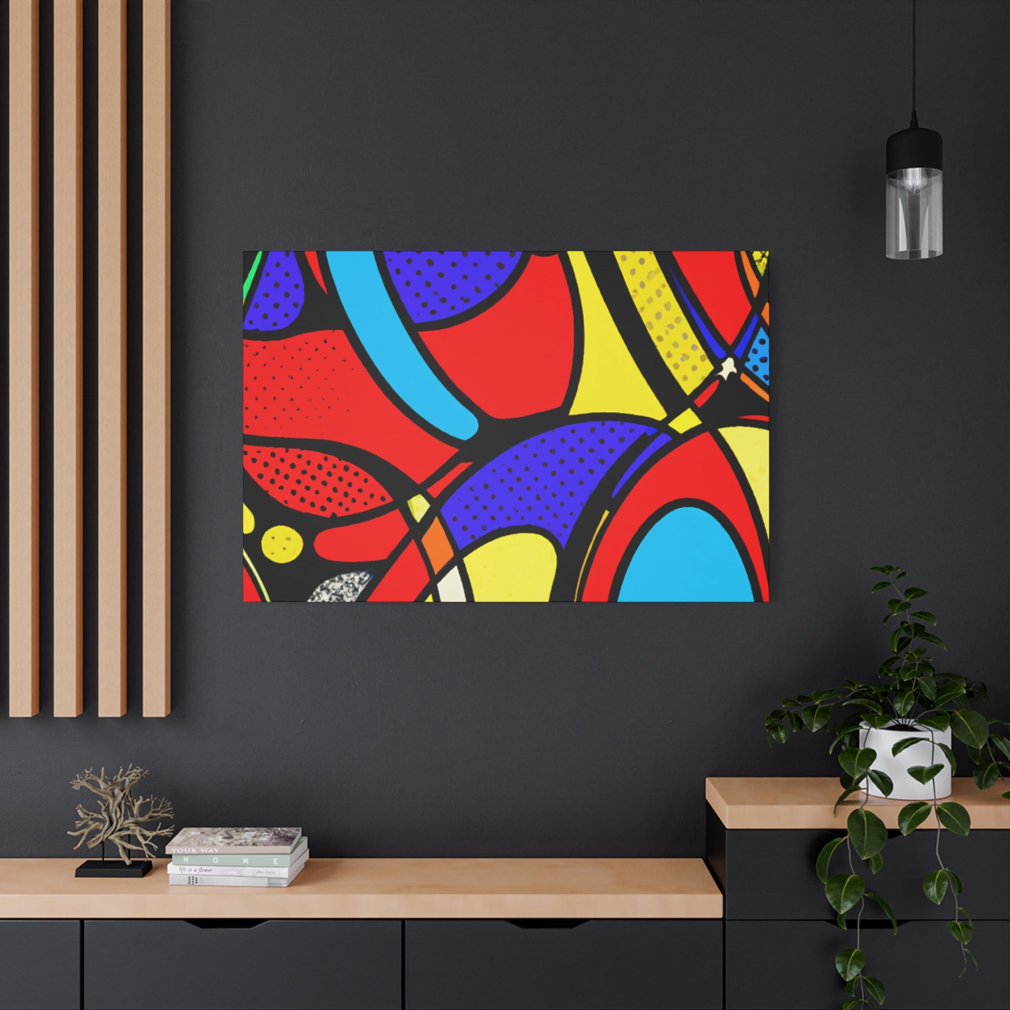 Groovy Kaleidoscope - Canvas