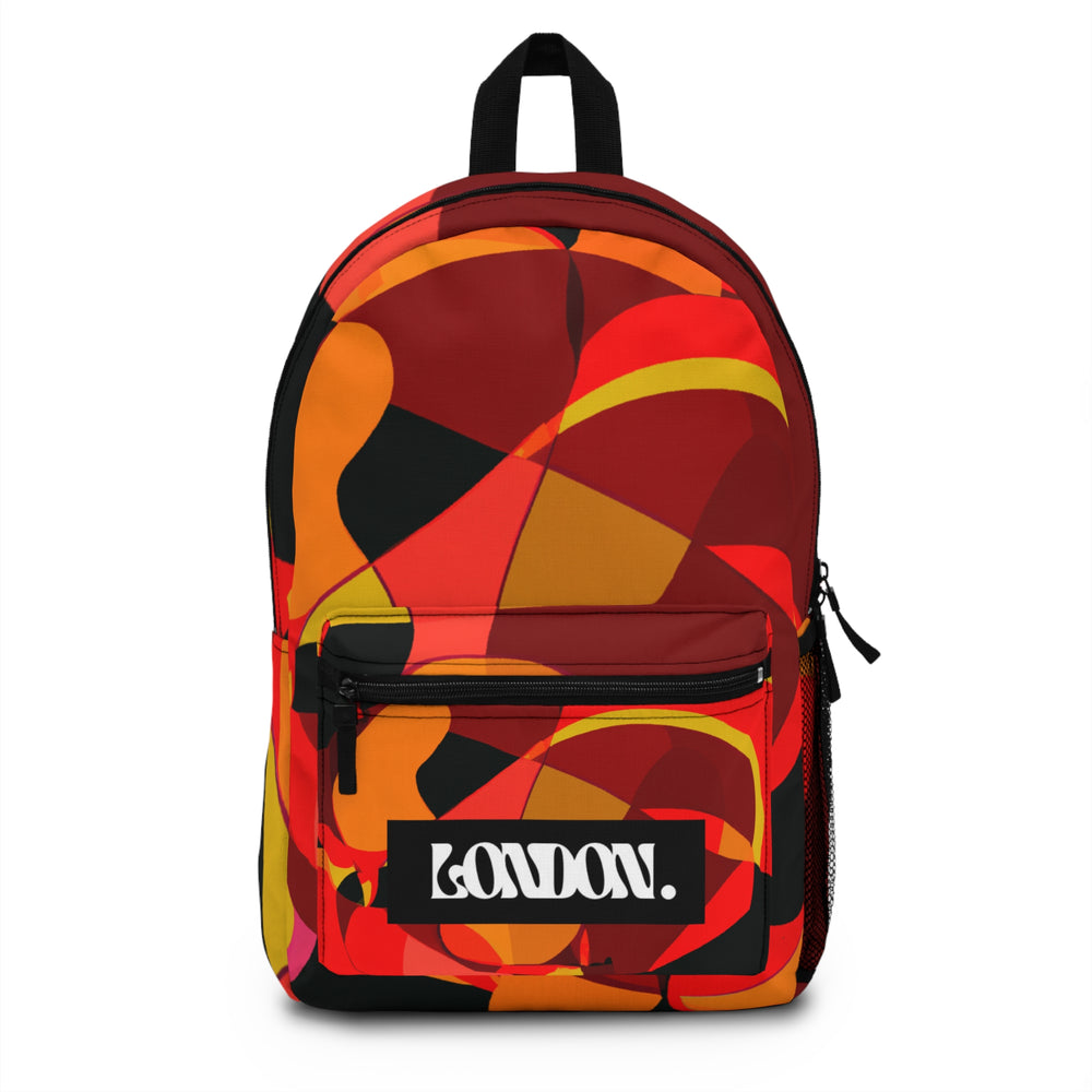 "Groovy Mirage Bloom" - Backpack