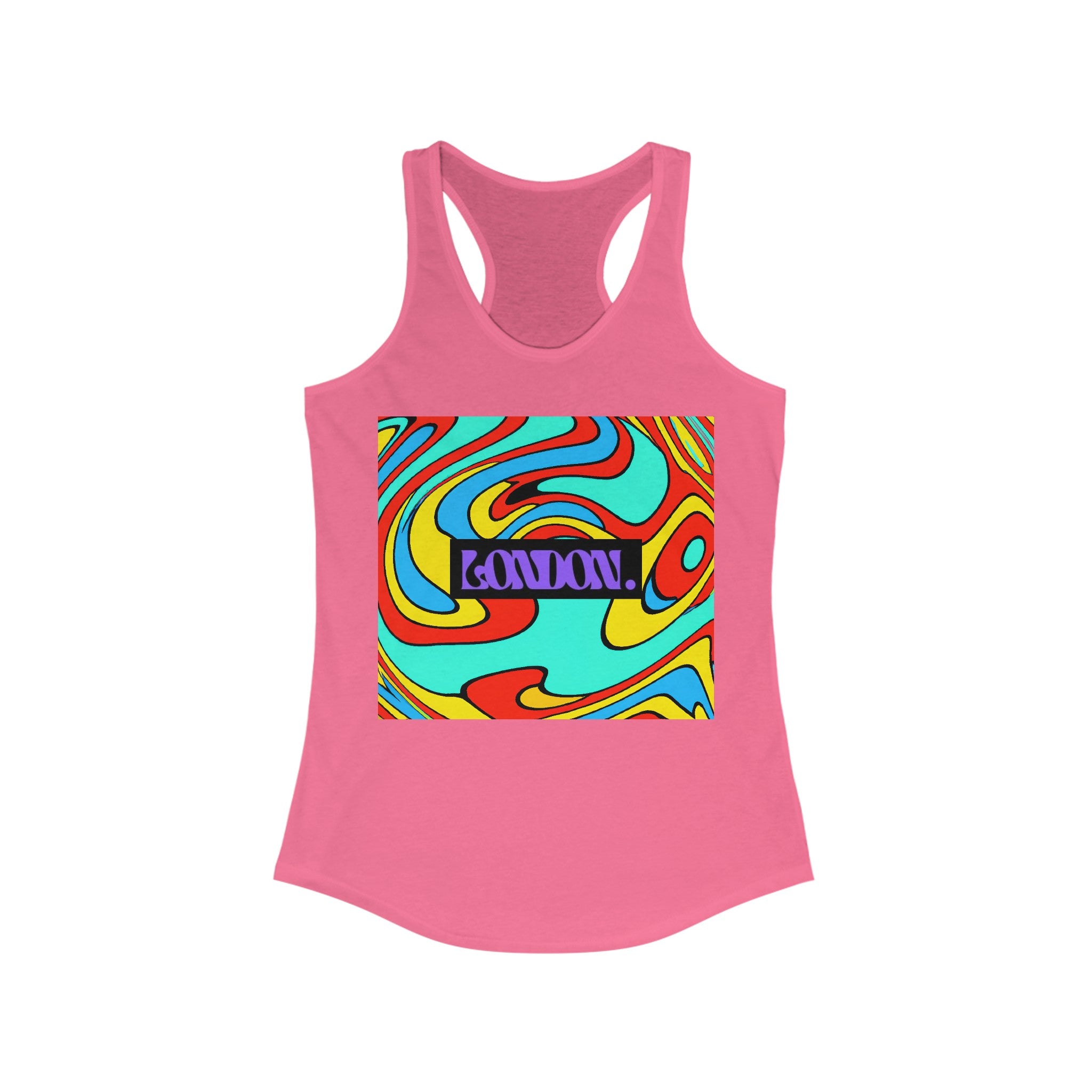 "Groovy Marigold Melodies" - Racerback Tank Top