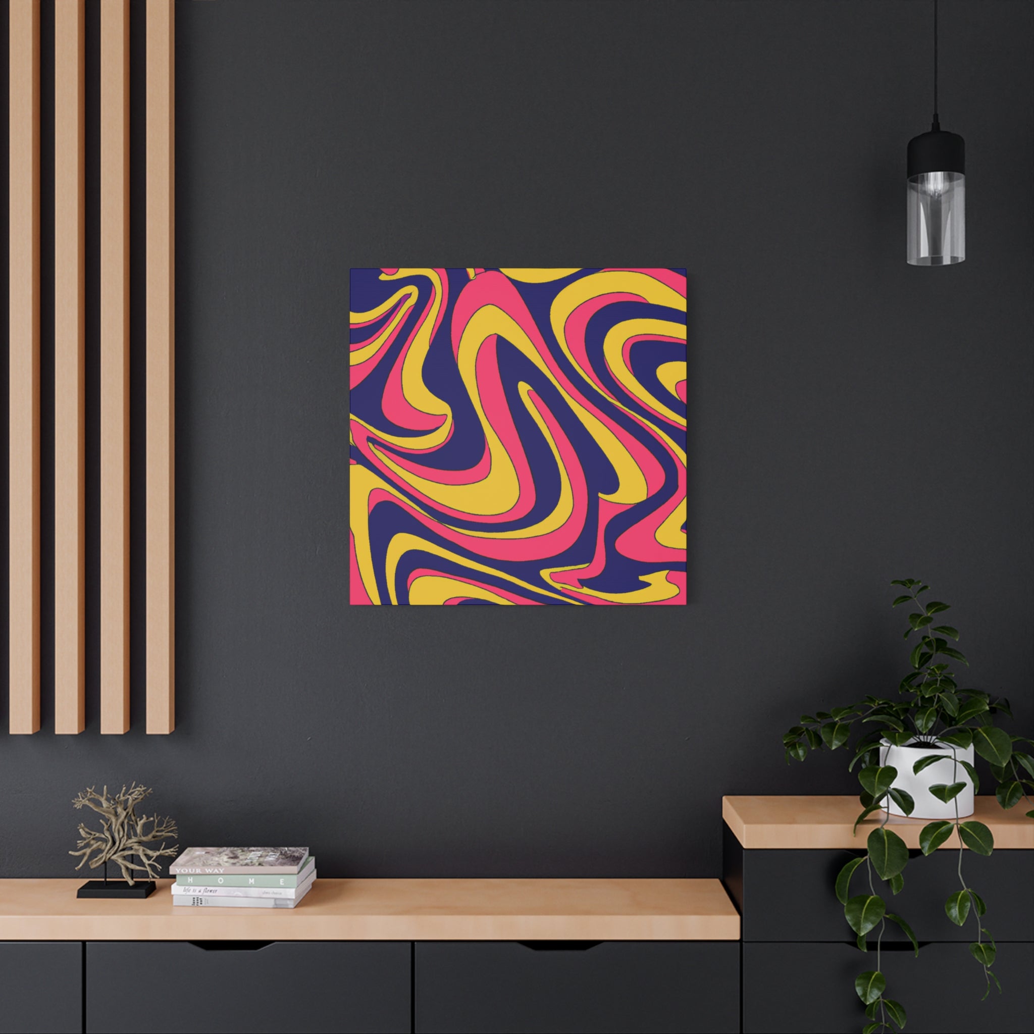 Groovy Kaleidoscope - Canvas