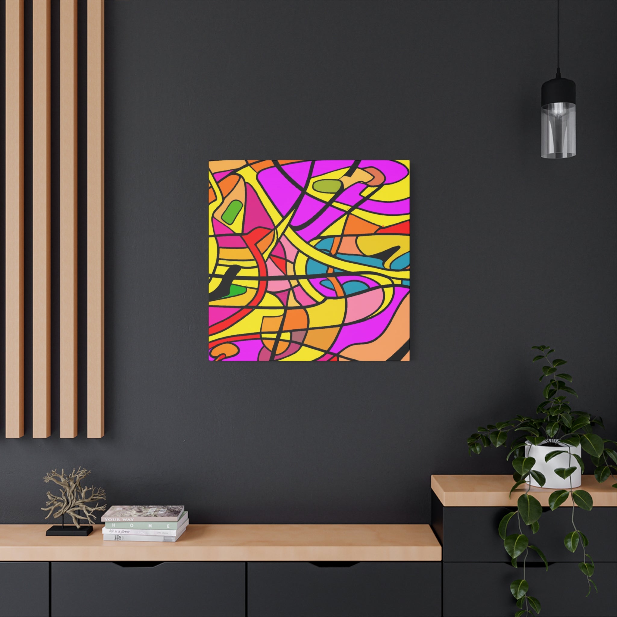 Groovy Kaleidoscope - Canvas