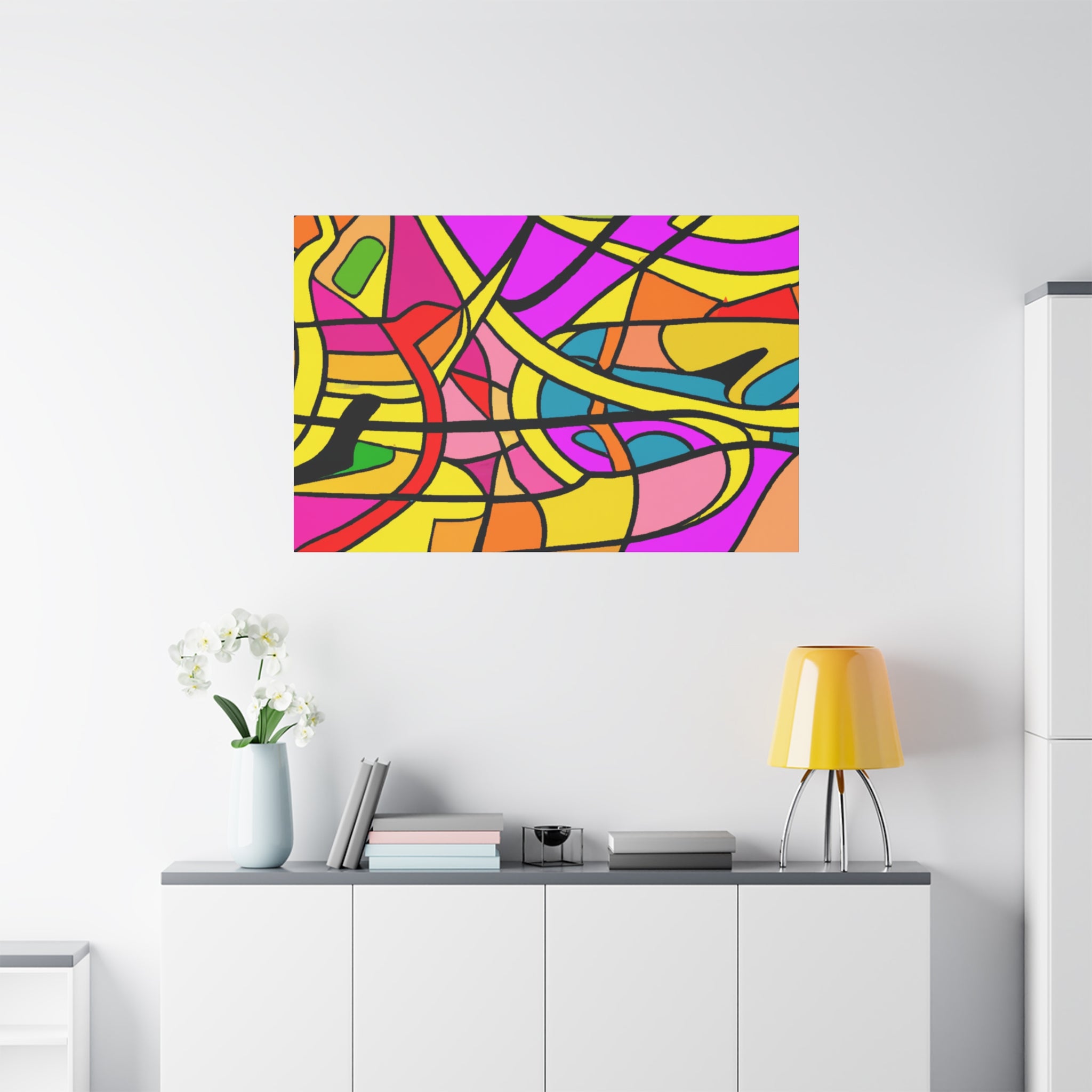 Groovy Kaleidoscope - Canvas