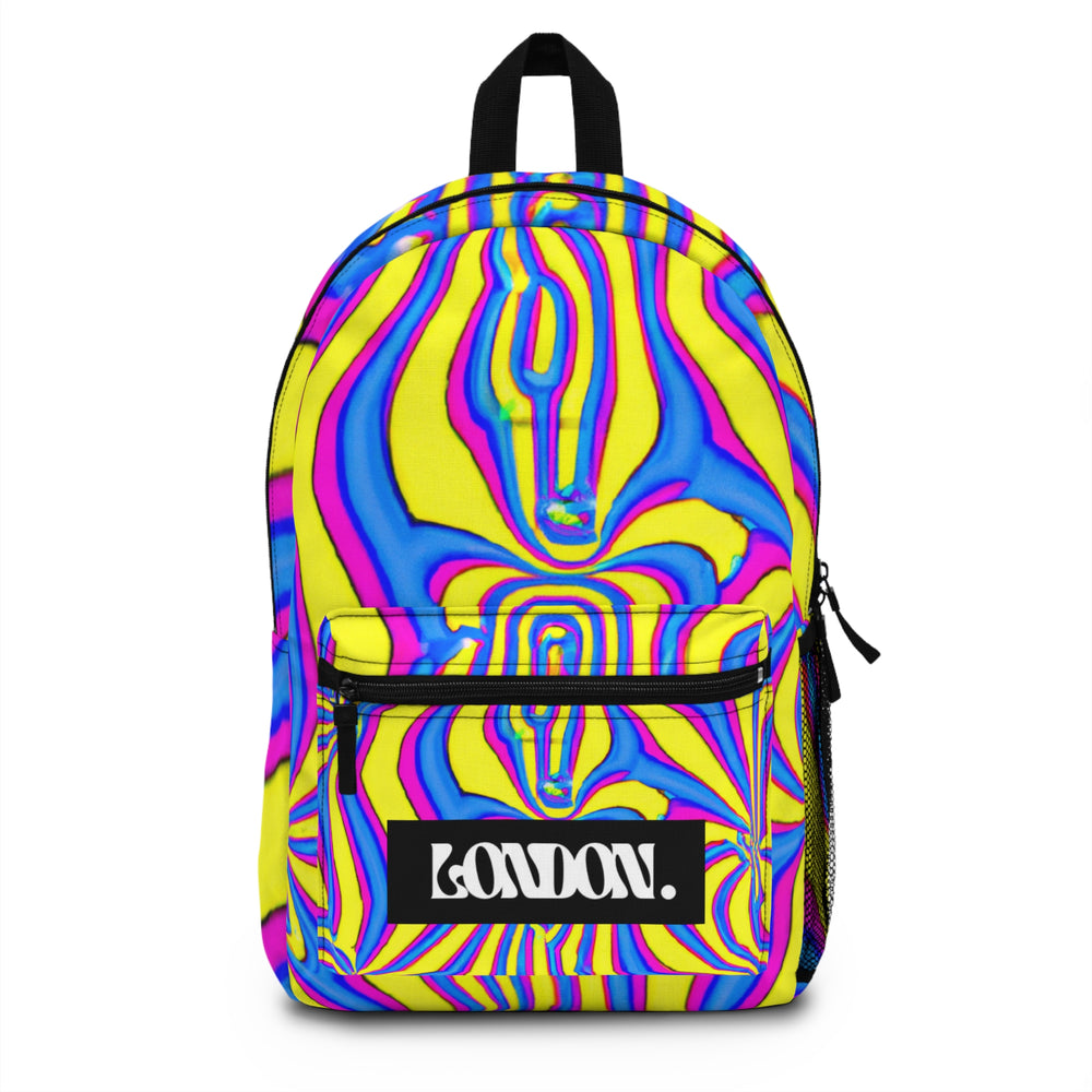 "Groovy Vibe Pop Art Bazaar" - Backpack