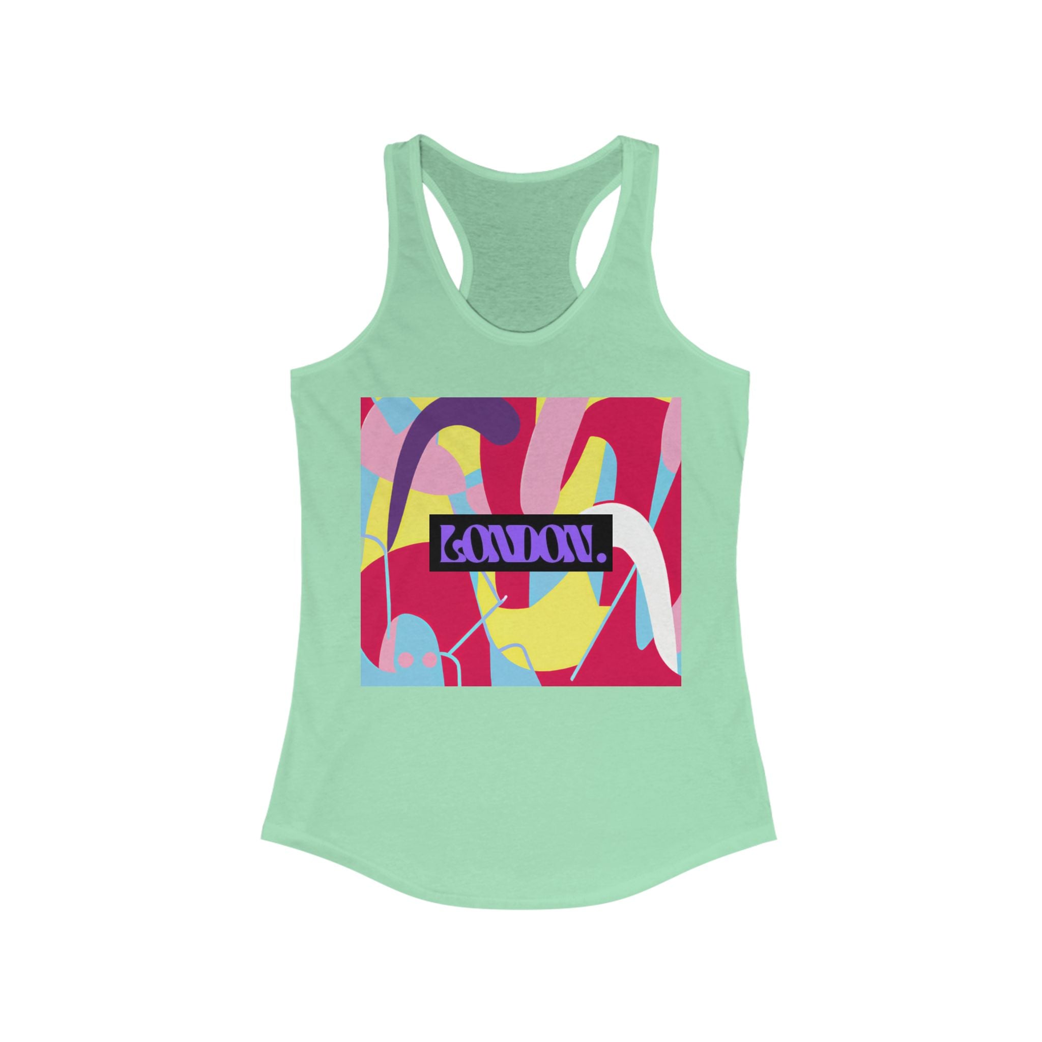 "Groovy Marmalade Mirage" - Racerback Tank Top
