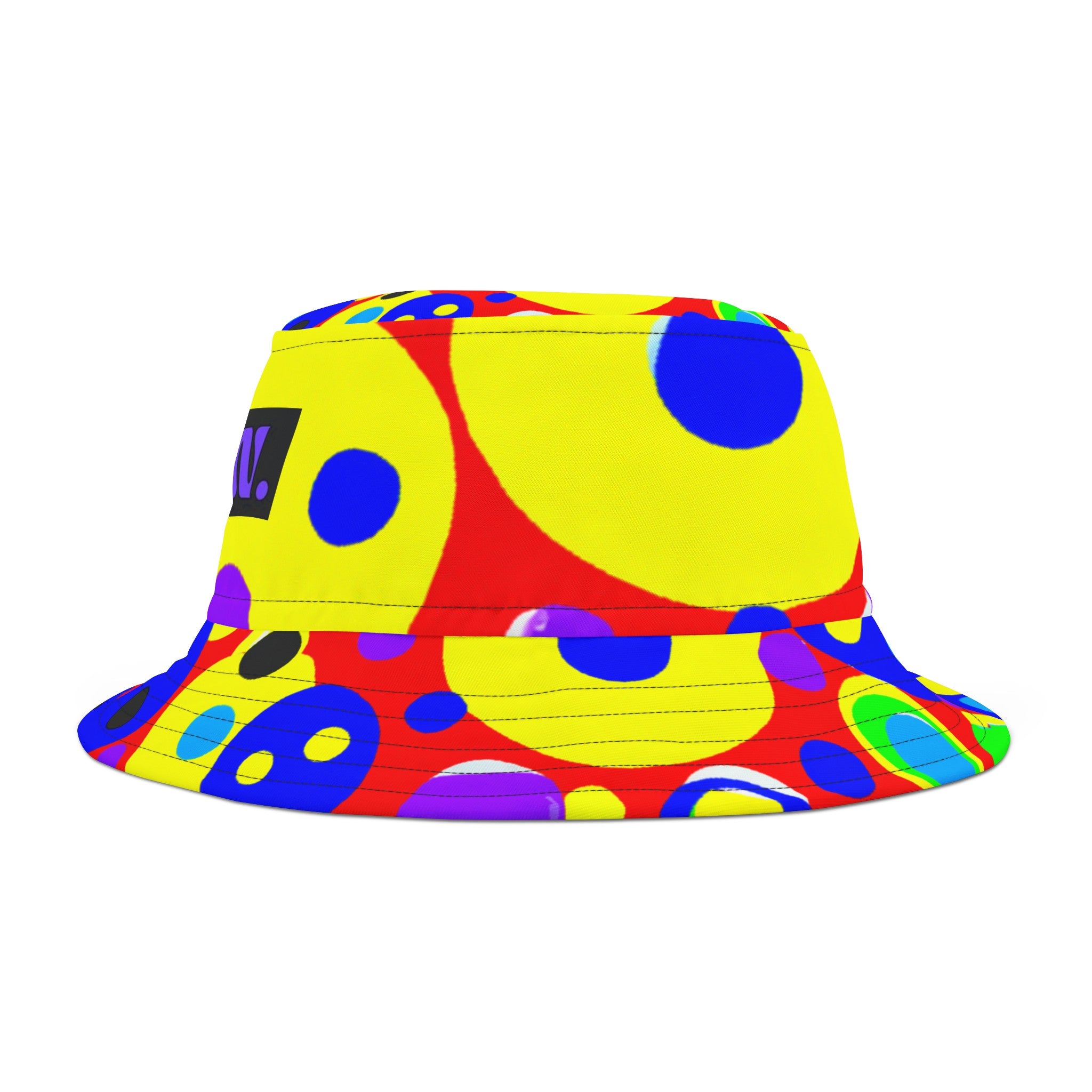 "Groovy Hues & Retro Blues" - Bucket Hat