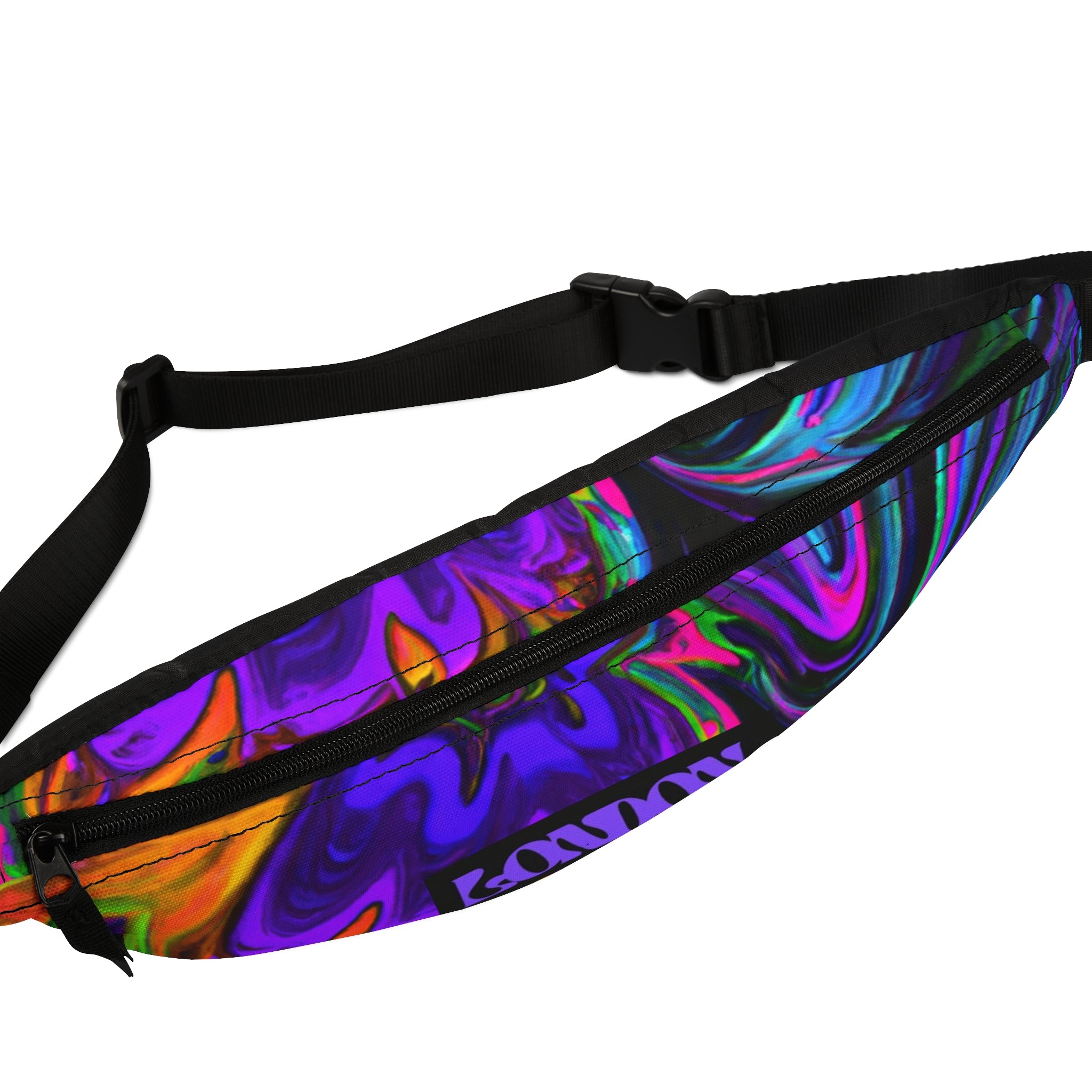 "Groovy Spectrum: Kaleidoscopic Fashions" - Fanny Pack