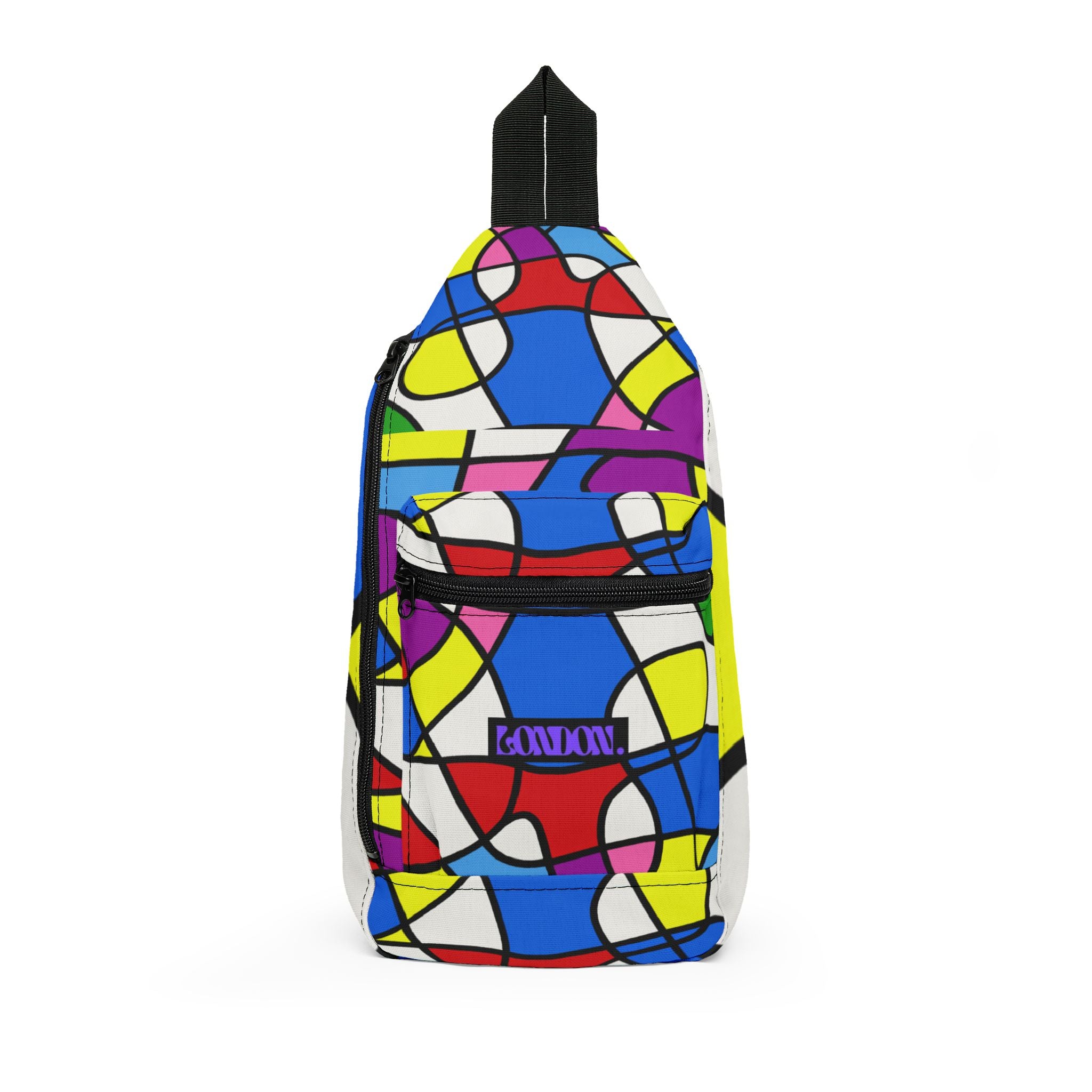 "Groovy Marigold Visuals" - Sling Bag