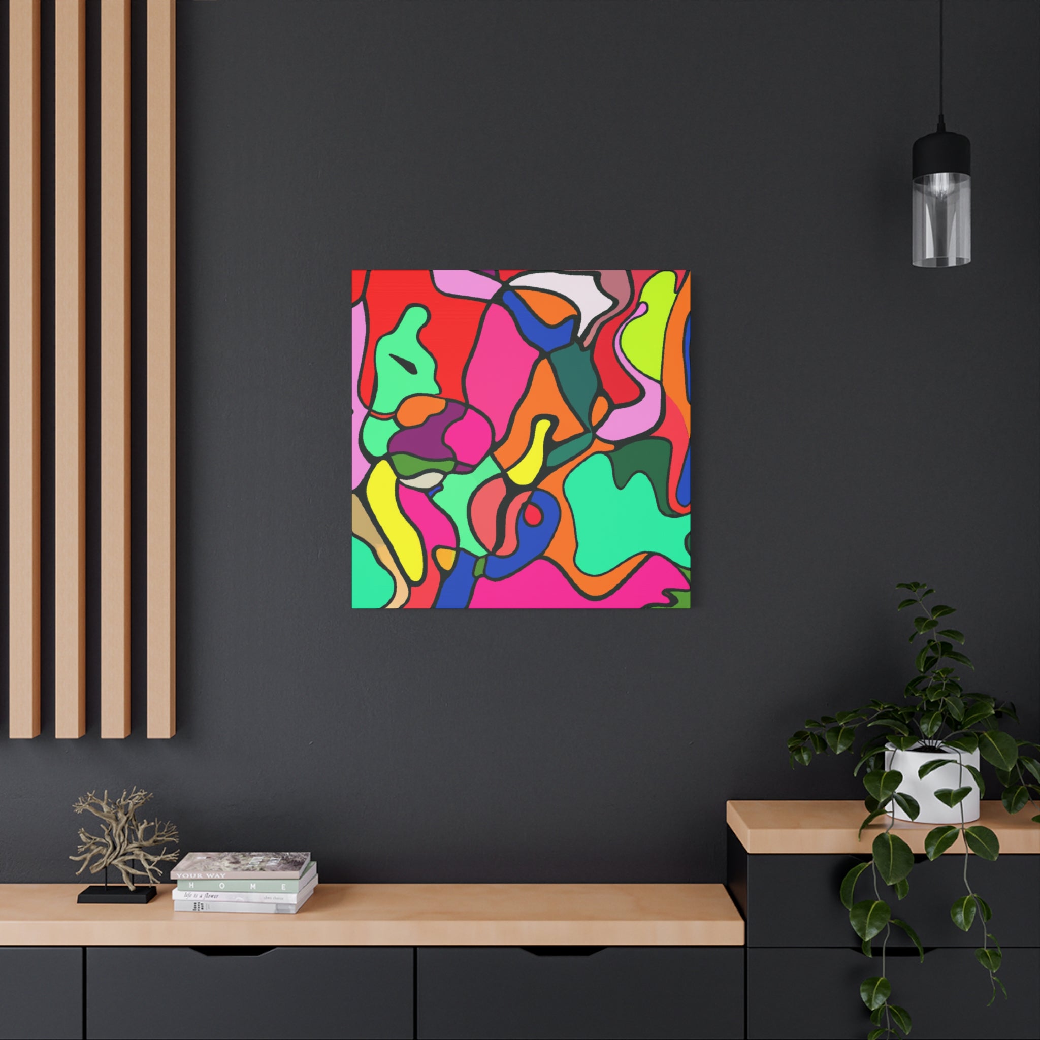 Groovy Kaleidoscope - Canvas