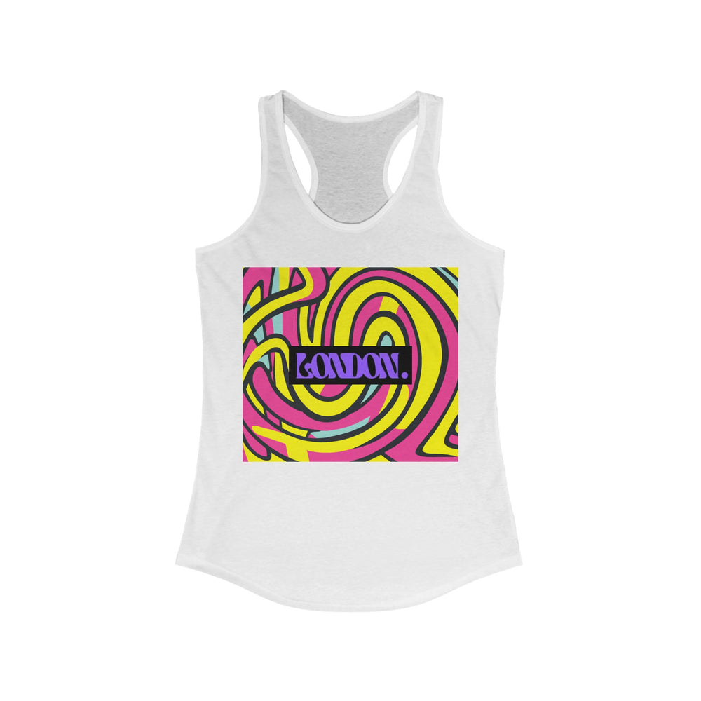 "Groovy Spectrum by Velvet Stardust" - Racerback Tank Top