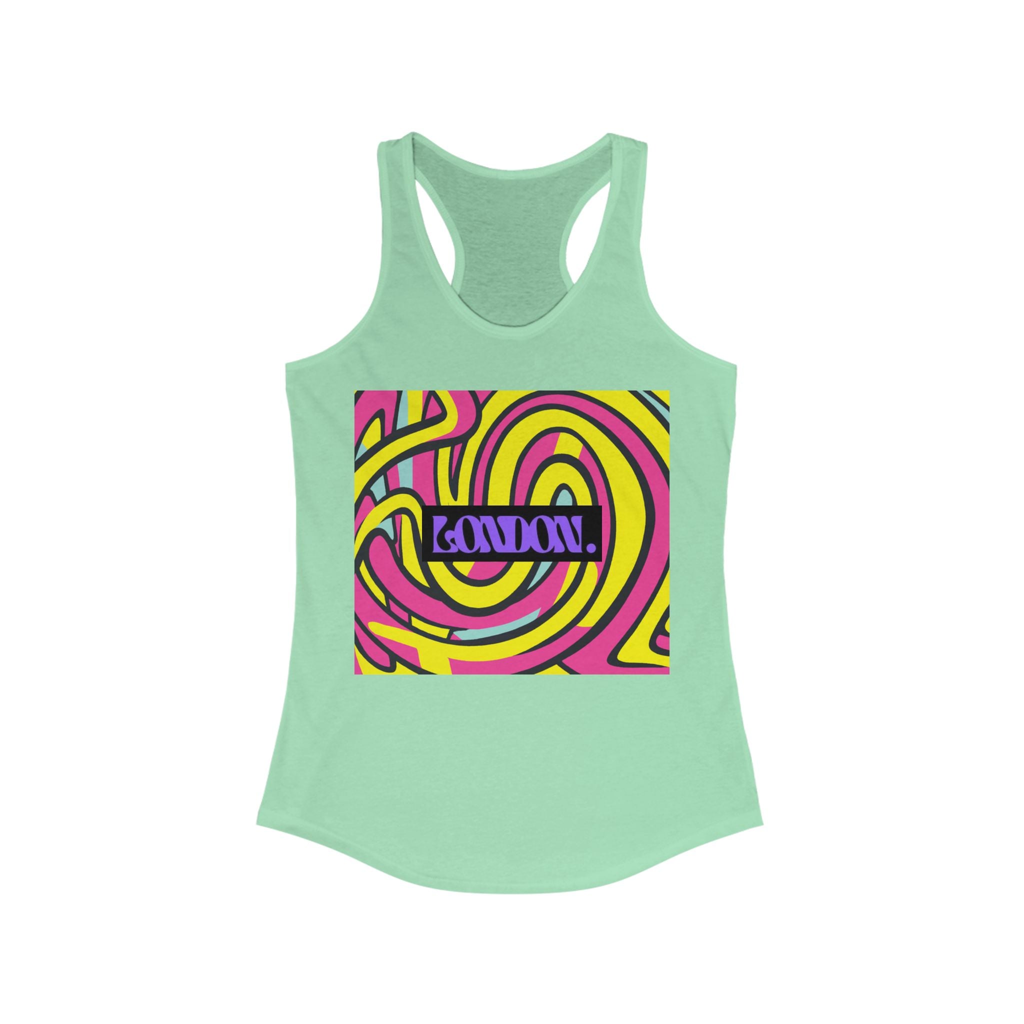 "Groovy Spectrum by Velvet Stardust" - Racerback Tank Top
