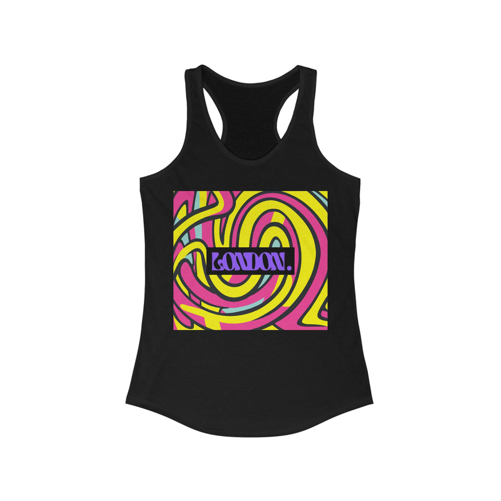 "Groovy Spectrum by Velvet Stardust" - Racerback Tank Top