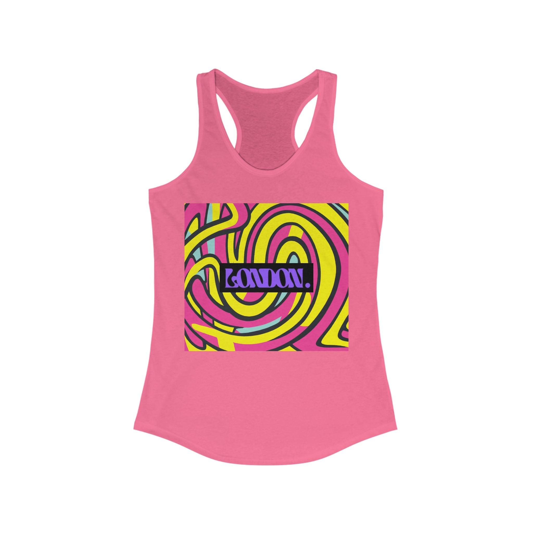 "Groovy Spectrum by Velvet Stardust" - Racerback Tank Top