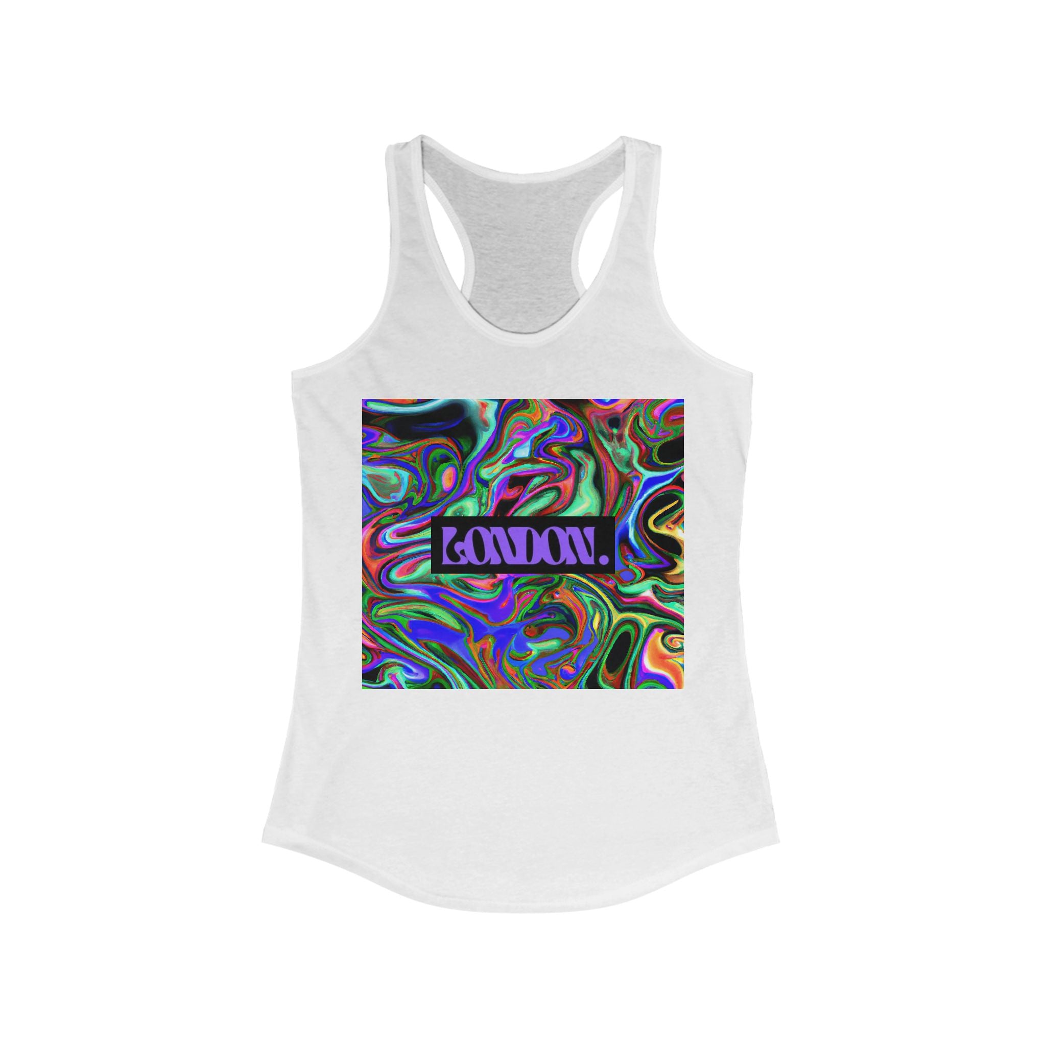 "Kaleidoscope Groove" - Racerback Tank Top