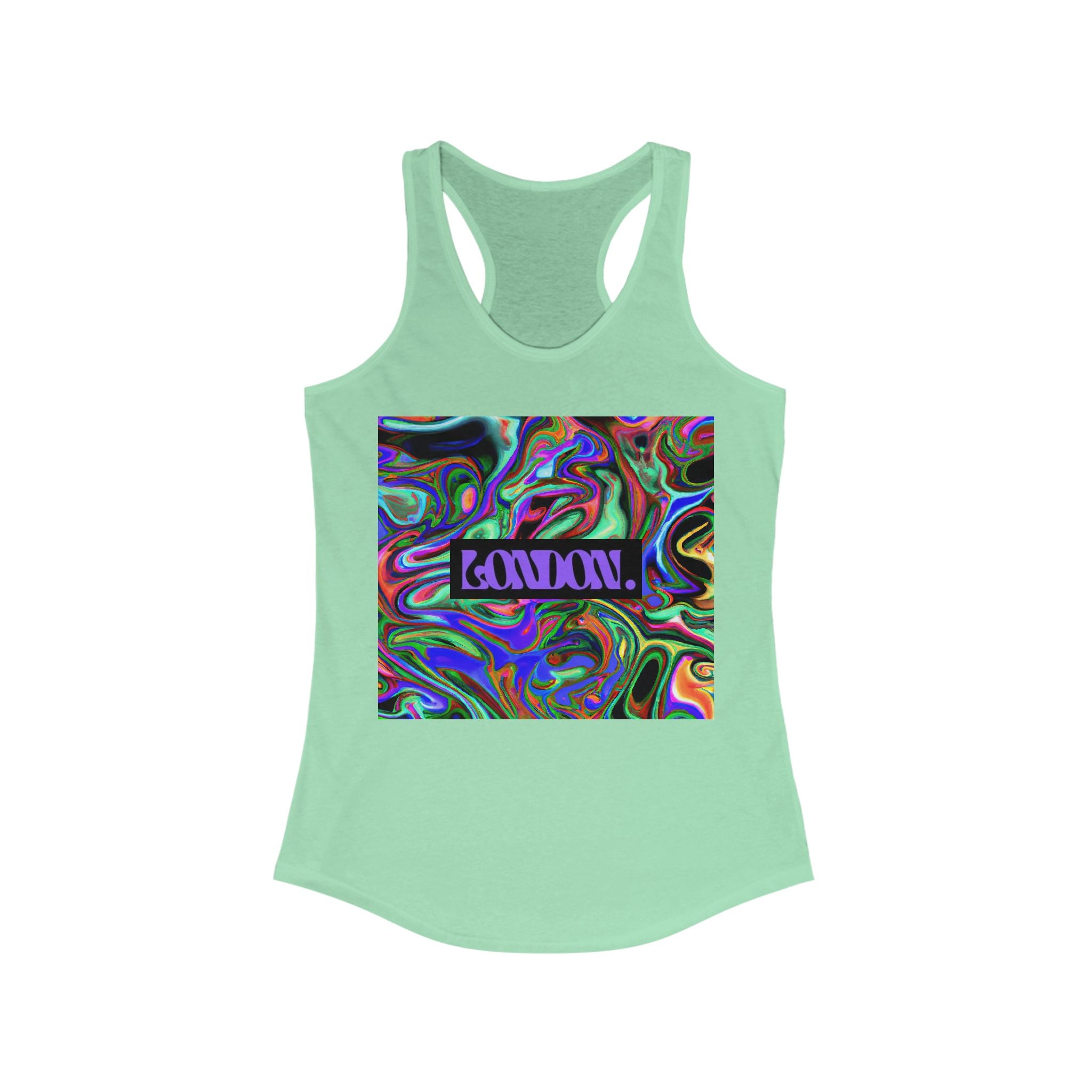 "Kaleidoscope Groove" - Racerback Tank Top