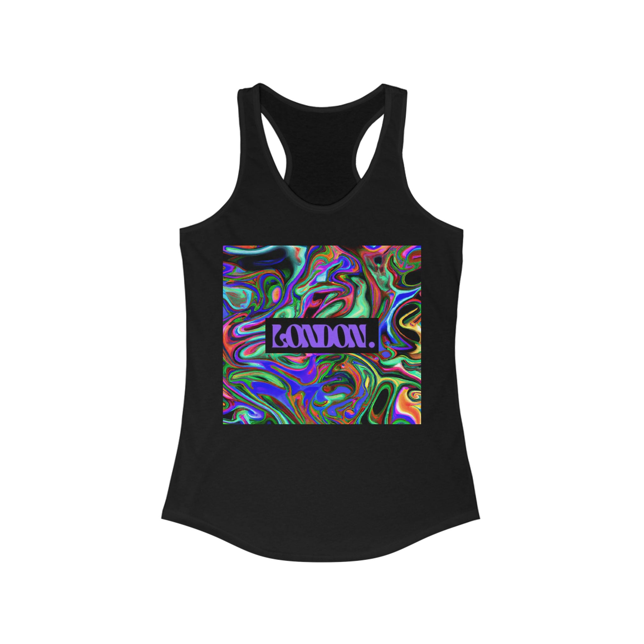 "Kaleidoscope Groove" - Racerback Tank Top