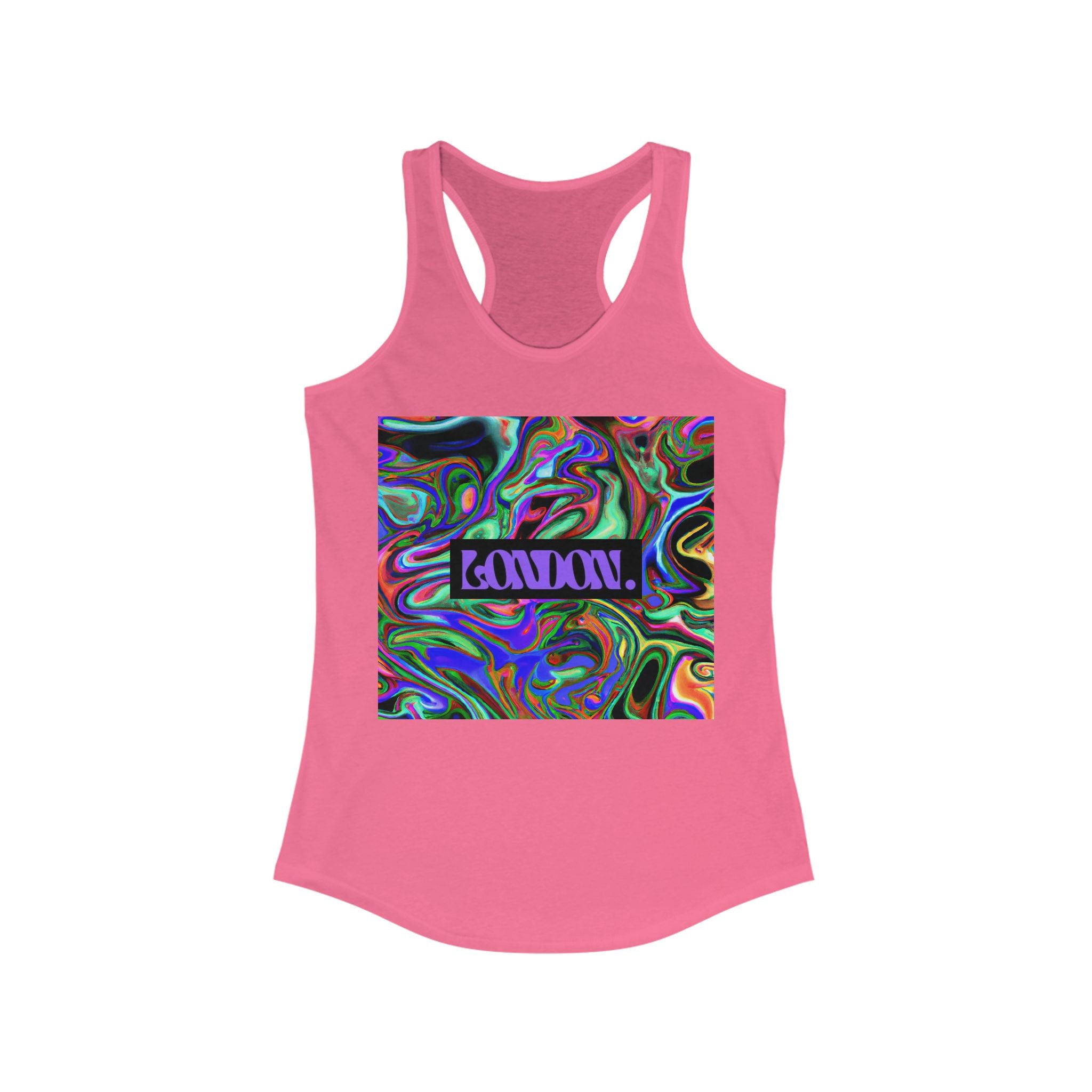 "Kaleidoscope Groove" - Racerback Tank Top