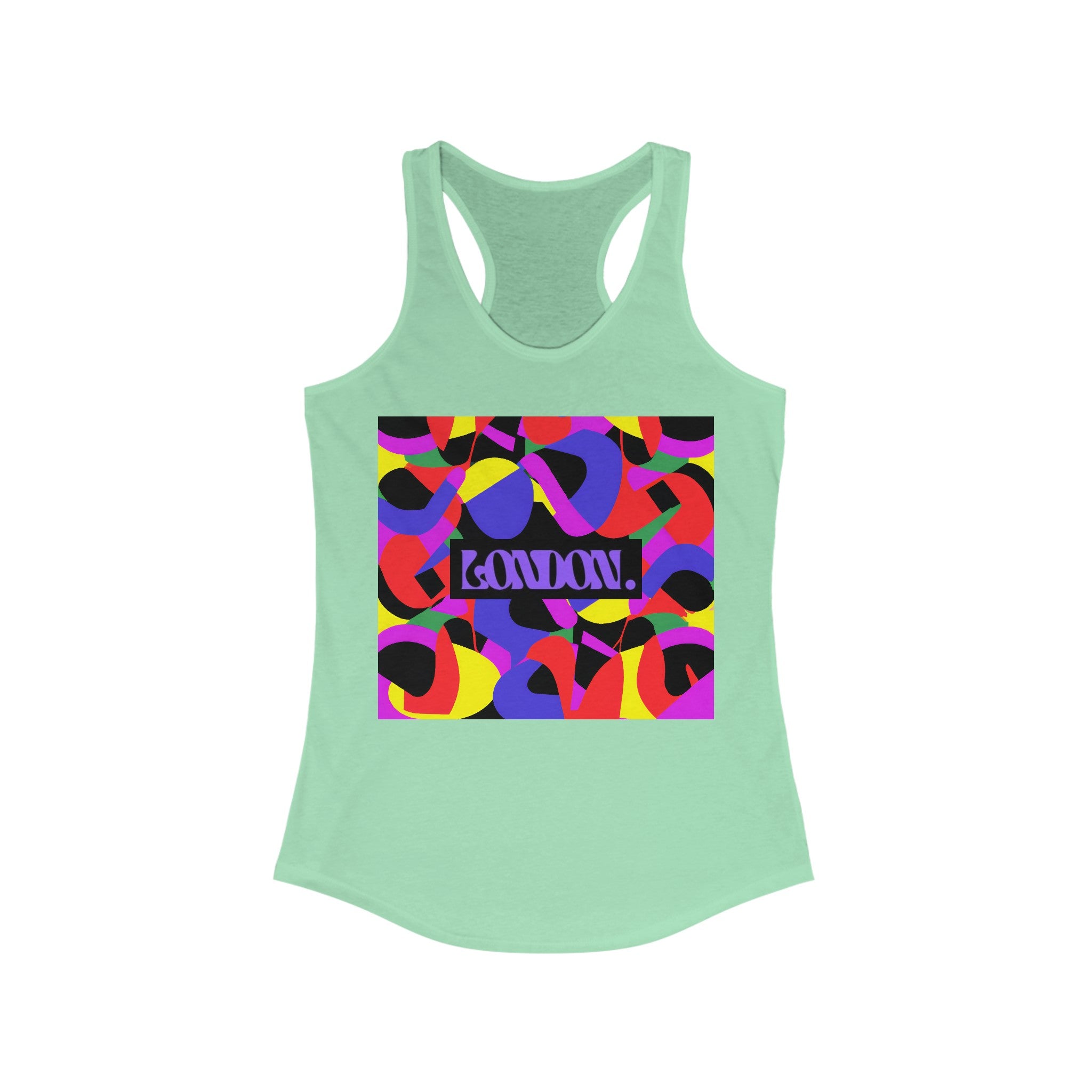 "Kaleidoscope Carnival" - Racerback Tank Top