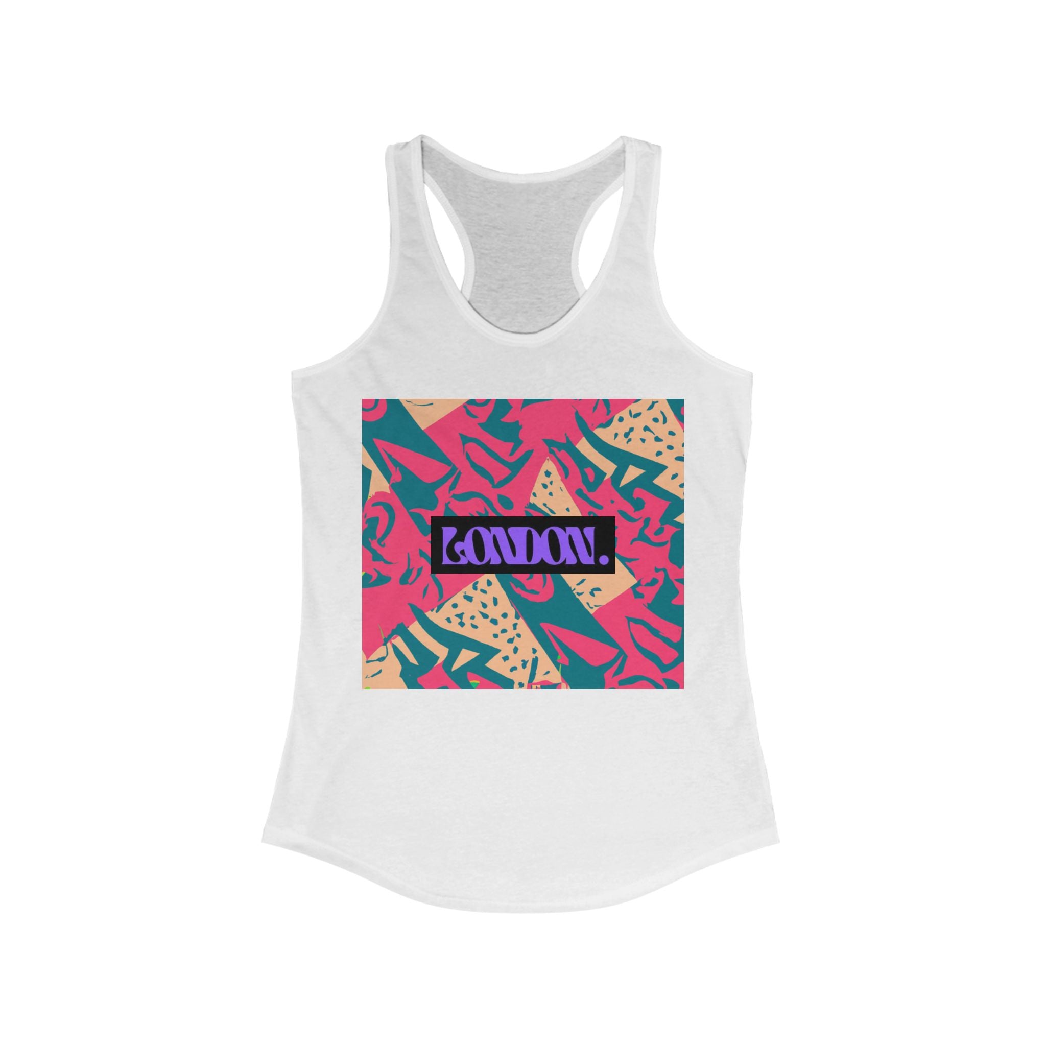 "Electric Marigold Kismet" - Racerback Tank Top