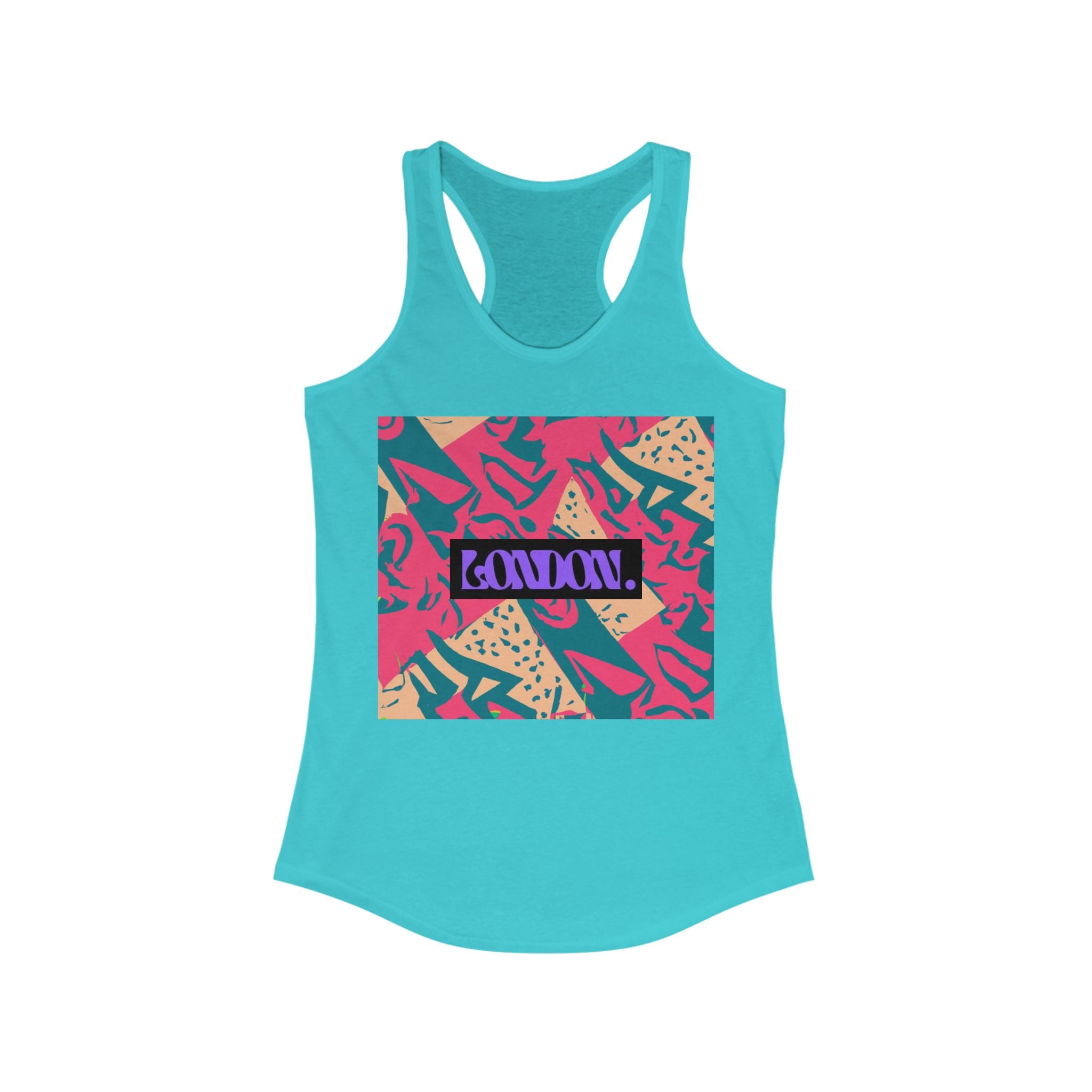"Electric Marigold Kismet" - Racerback Tank Top