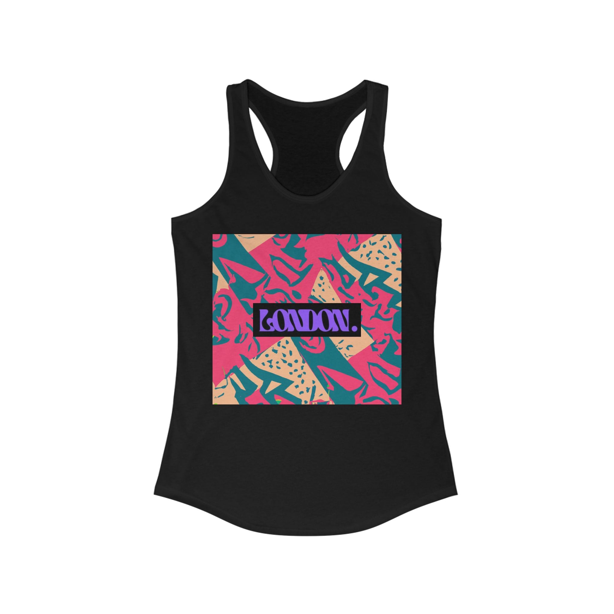 "Electric Marigold Kismet" - Racerback Tank Top