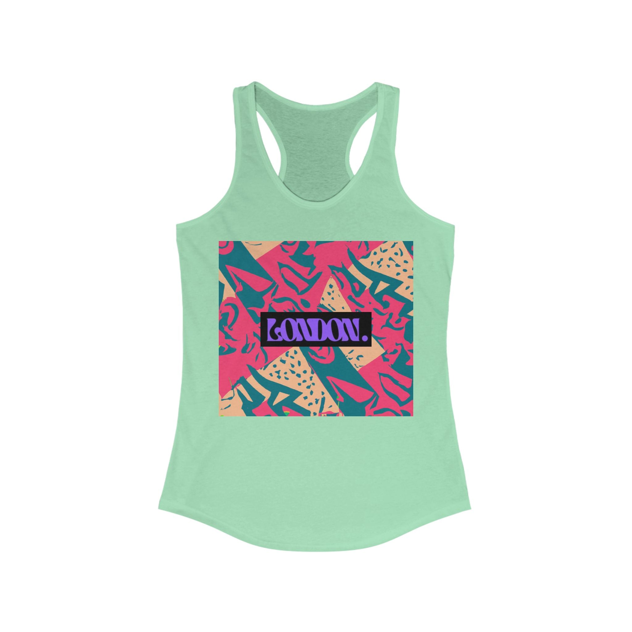 "Electric Marigold Kismet" - Racerback Tank Top