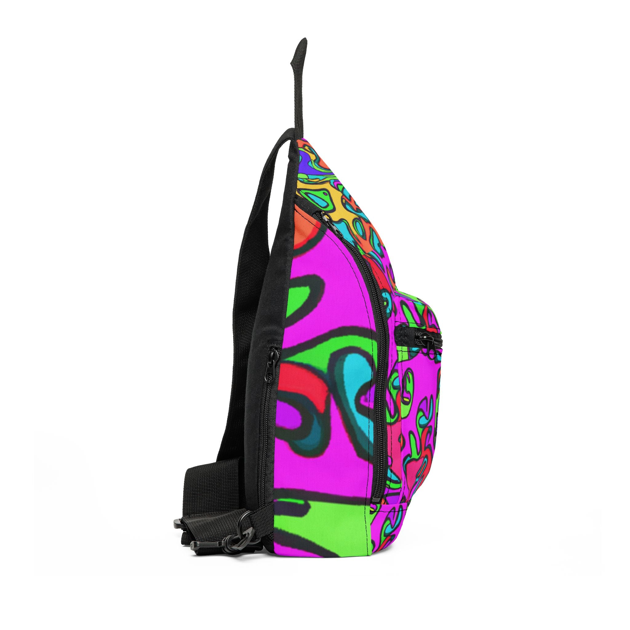 "Jazzmo Marley's Kaleidoscope Couture" - Sling Bag
