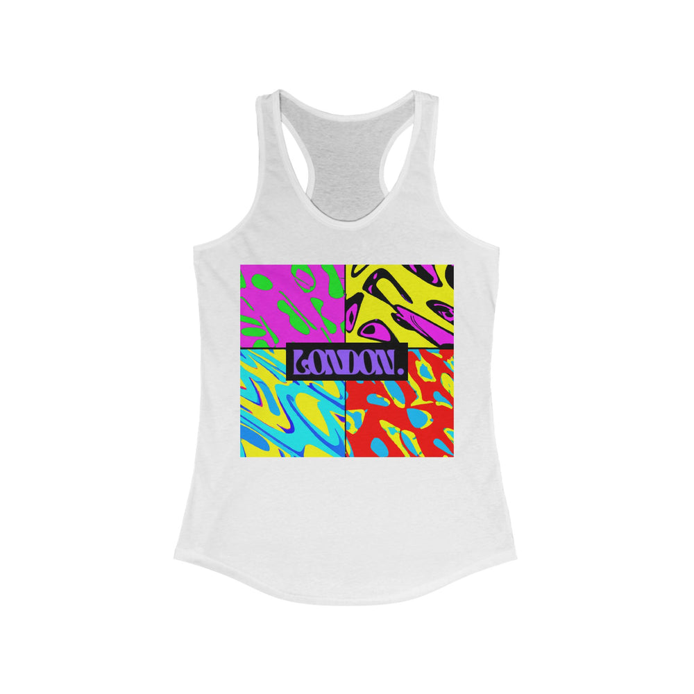 "Groovy Kaleidoscope" - Racerback Tank Top