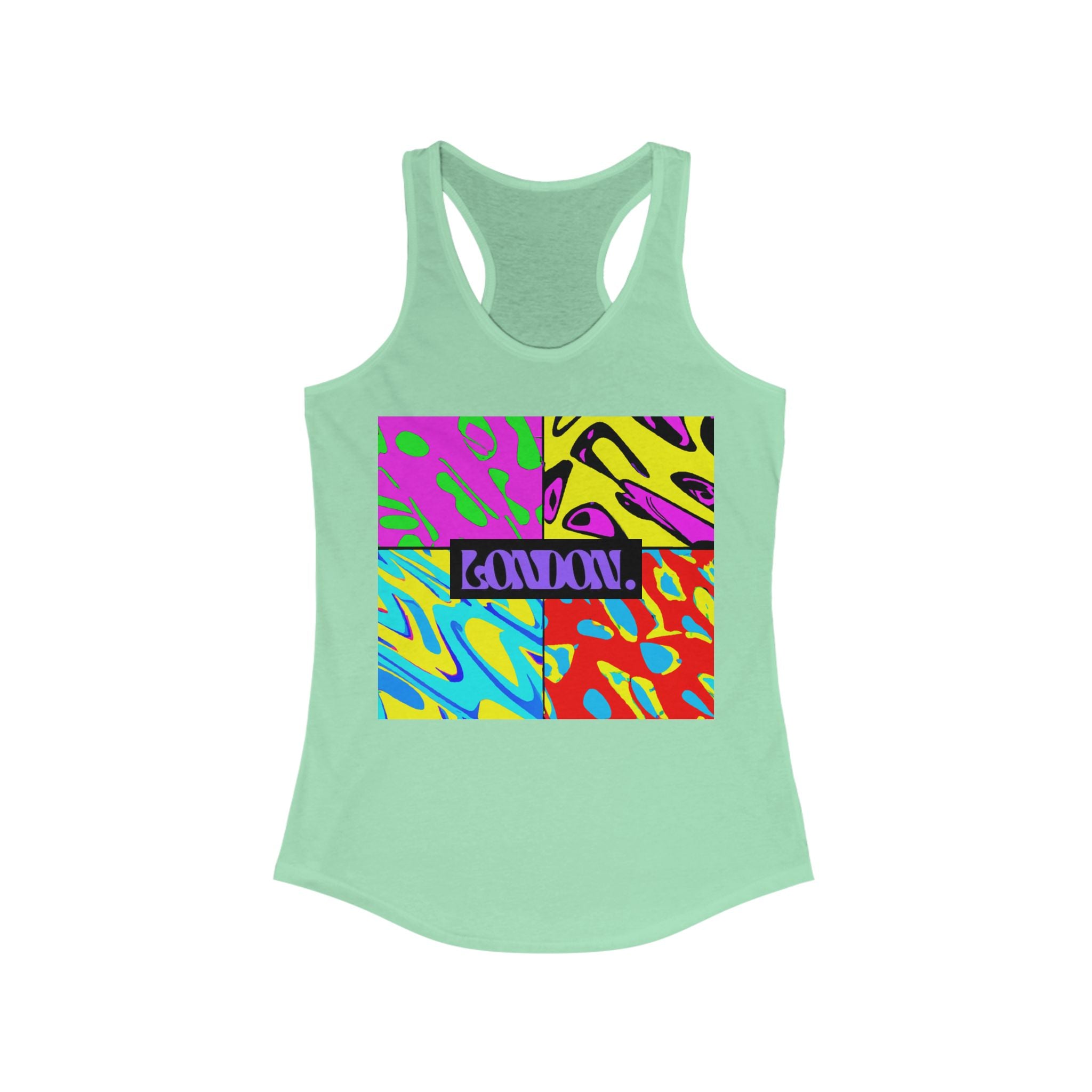 "Groovy Kaleidoscope" - Racerback Tank Top