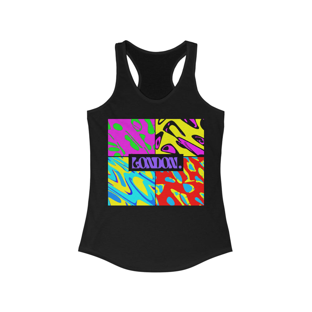 "Groovy Kaleidoscope" - Racerback Tank Top
