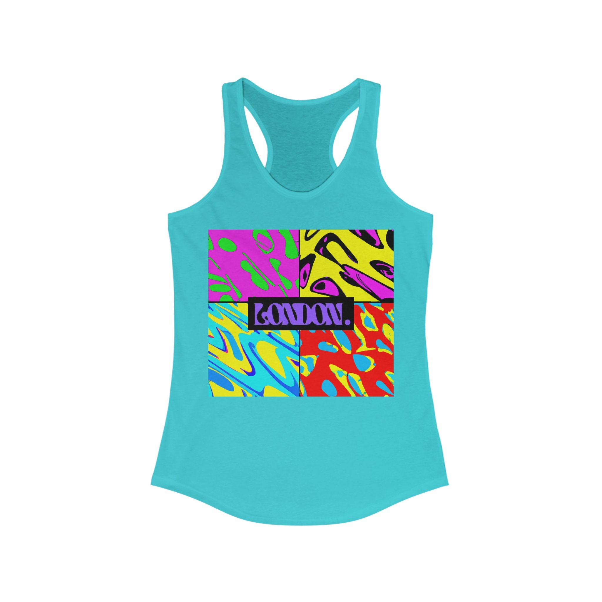 "Groovy Kaleidoscope" - Racerback Tank Top