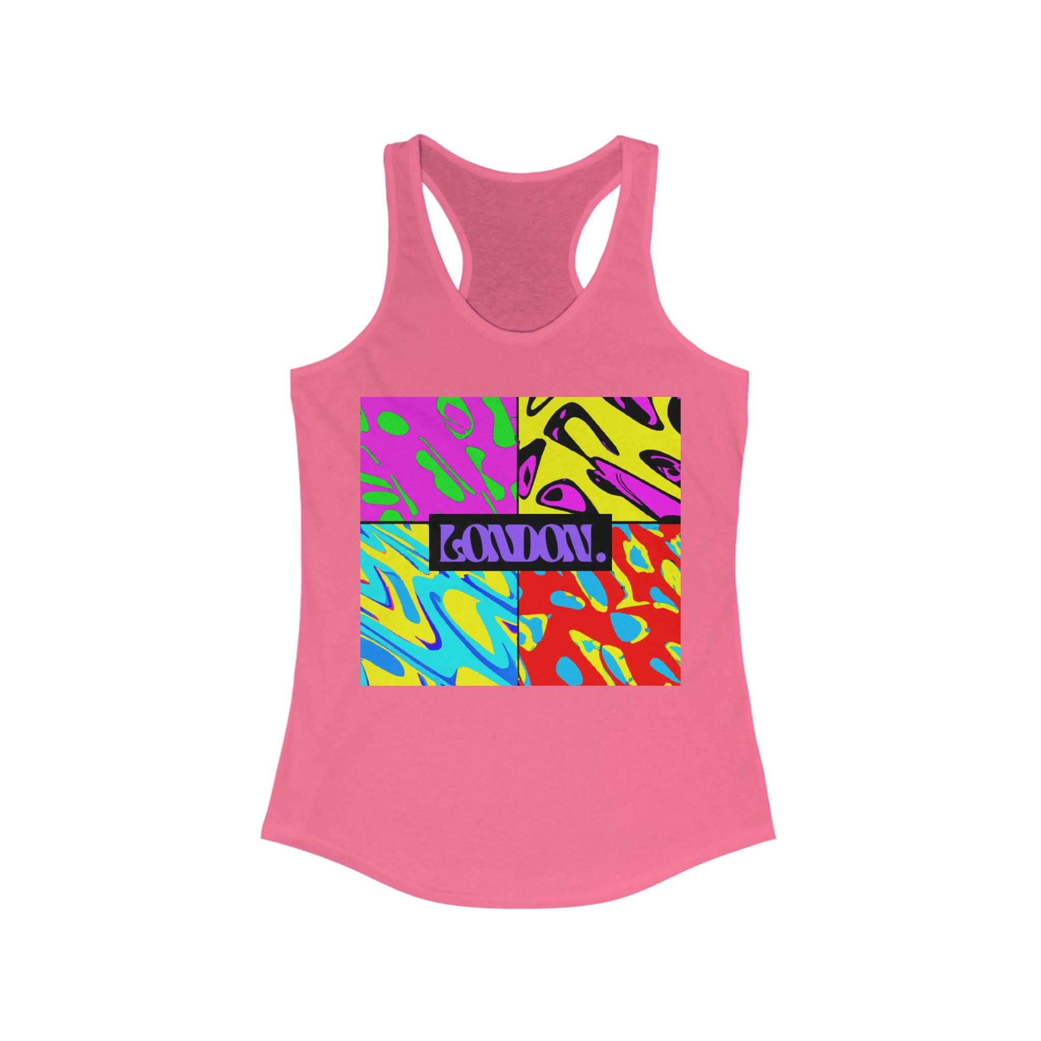 "Groovy Kaleidoscope" - Racerback Tank Top
