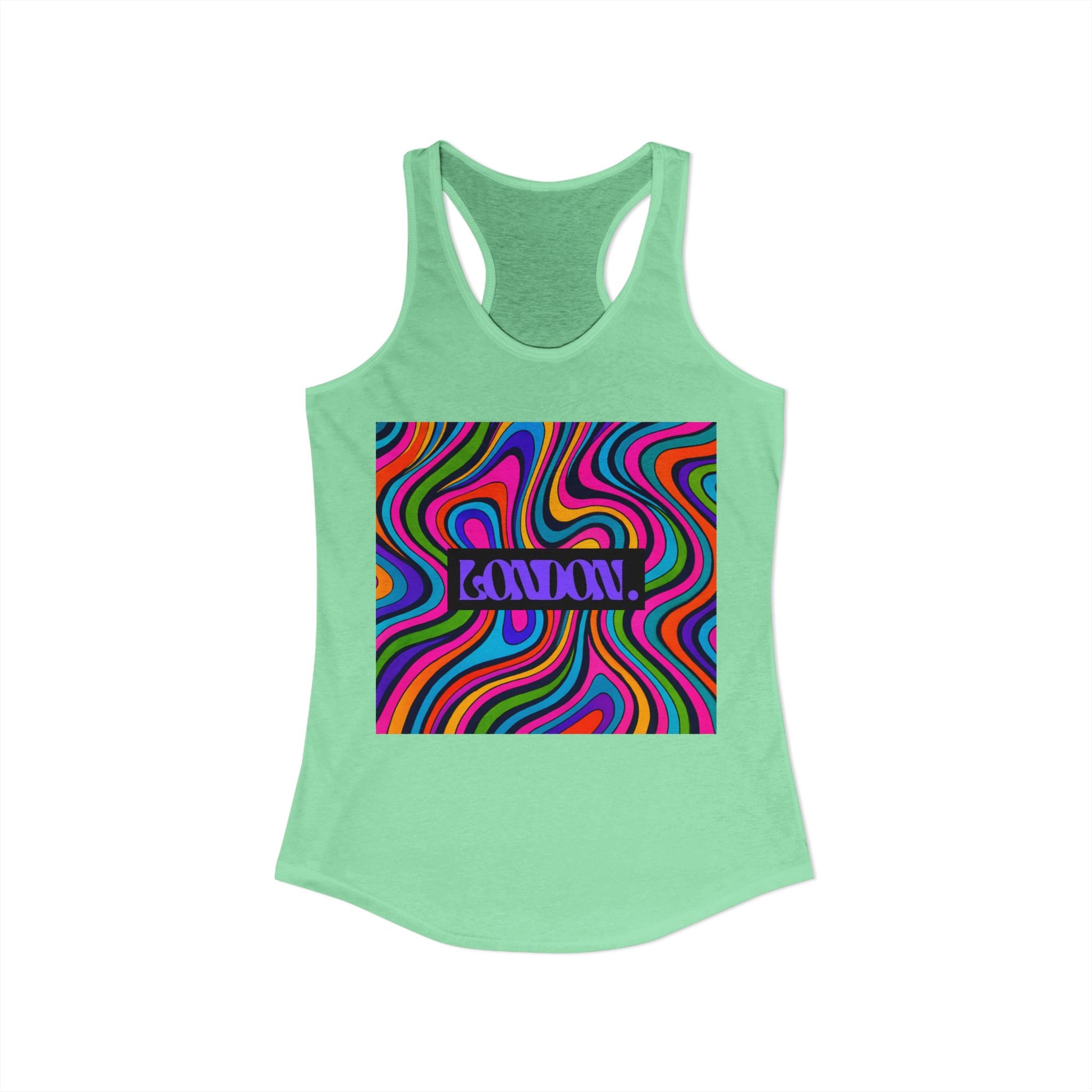 "Velvet Kaleidoscope" - Racerback Tank Top